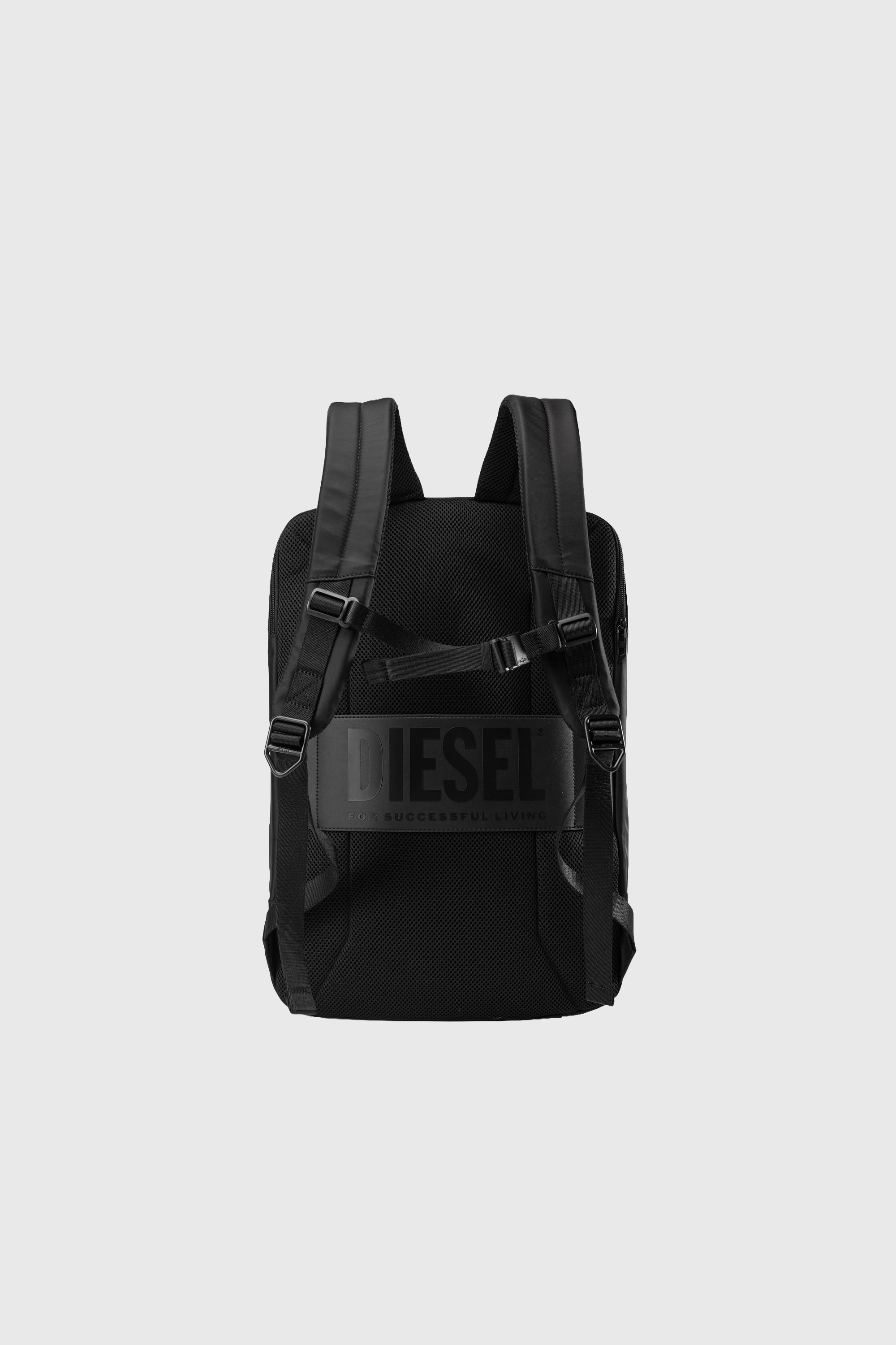 Diesel - DIESEL PC STRONG IMAGE BACKPACK- DSB005, Zaino da viaggio capiente e resistente Unisex in Nero - 3