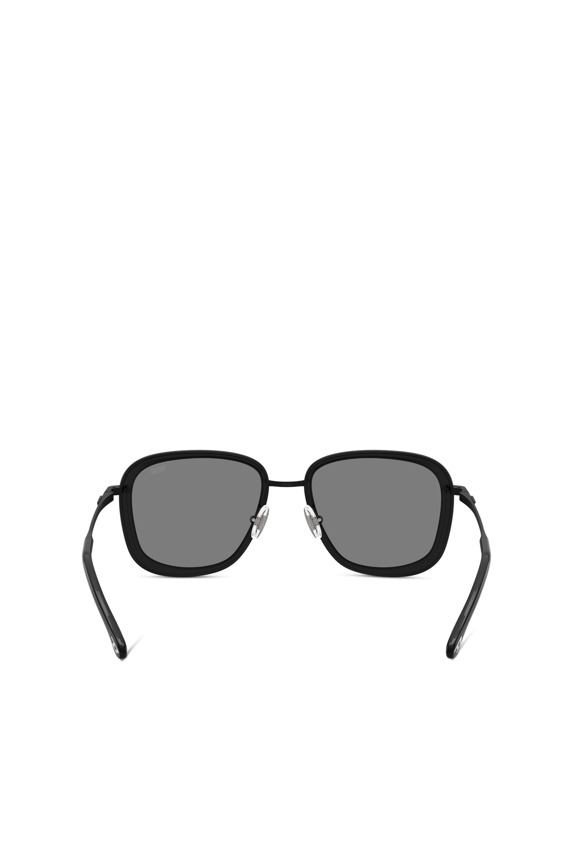 Diesel - 0DL1017, Occhiali da sole quadrati Unisex in Nero - 4