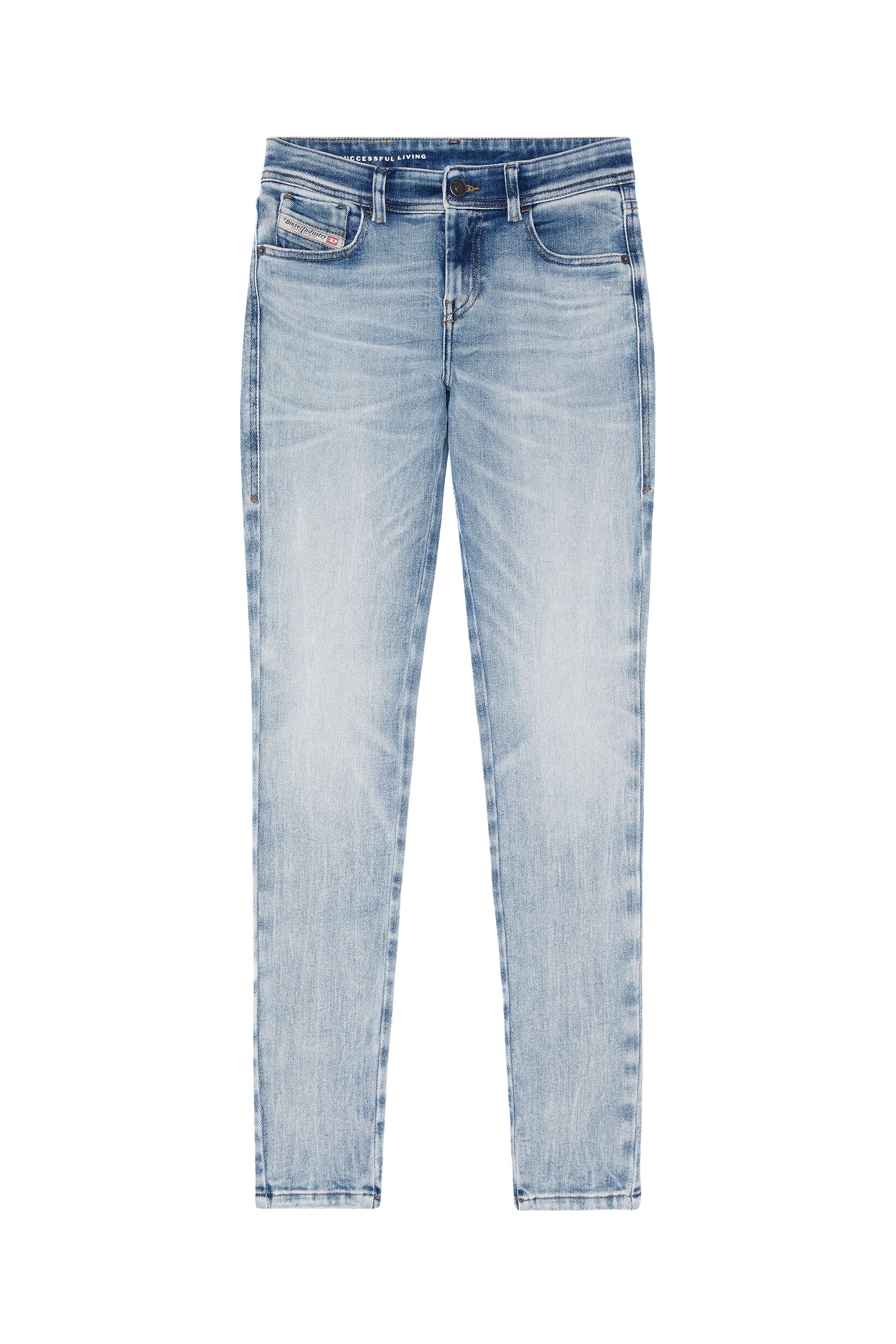 Diesel - Super skinny Jeans 2017 Slandy 09G18, Blu Chiaro - Image 5