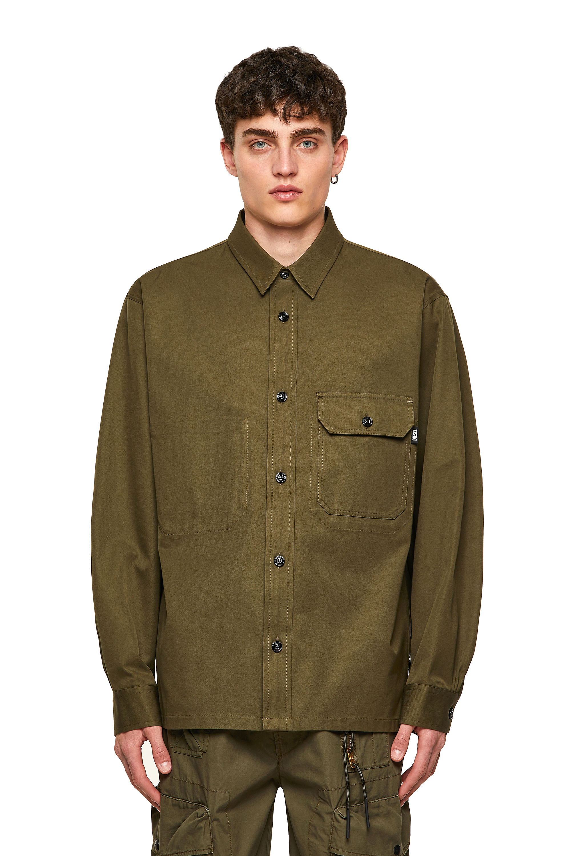 S-BUNNELL-A, Verde Militare - Camicie