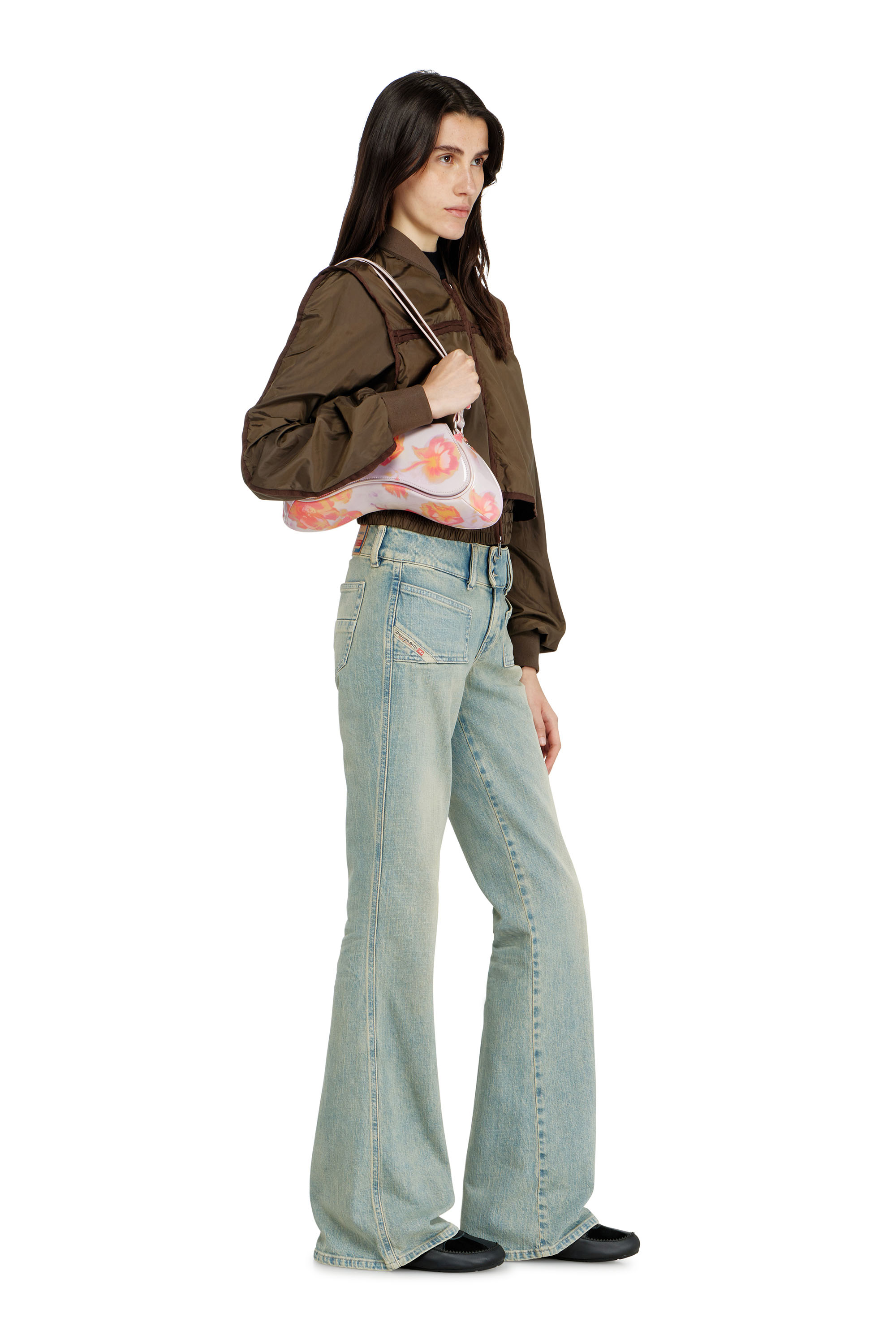 Diesel - Bootcut Jeans D-Hush 09N33 Donna, Blu medio - Image 2