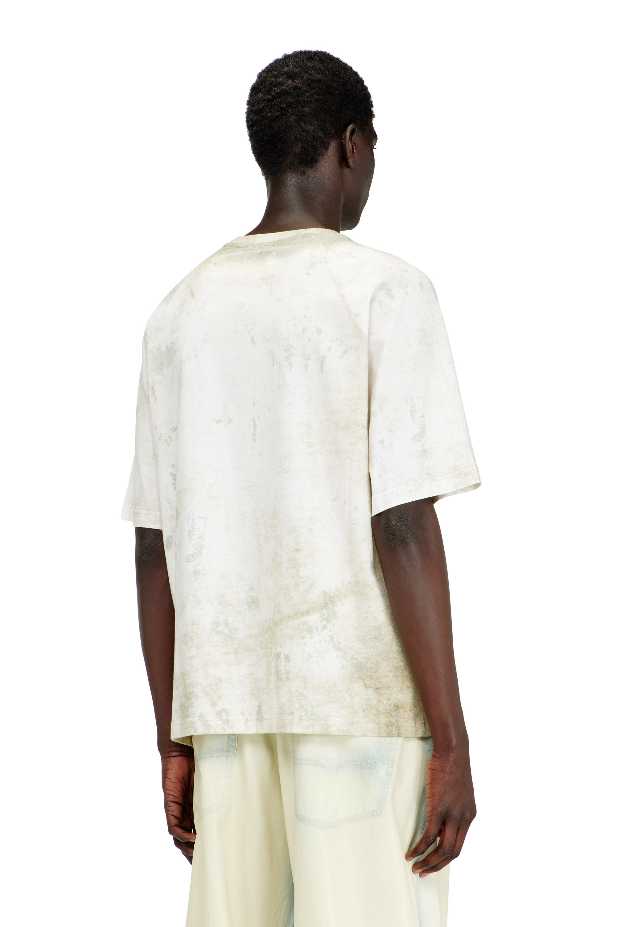 Diesel - T-CLINT, T-shirt con stampa animale Uomo in Grigio - 4