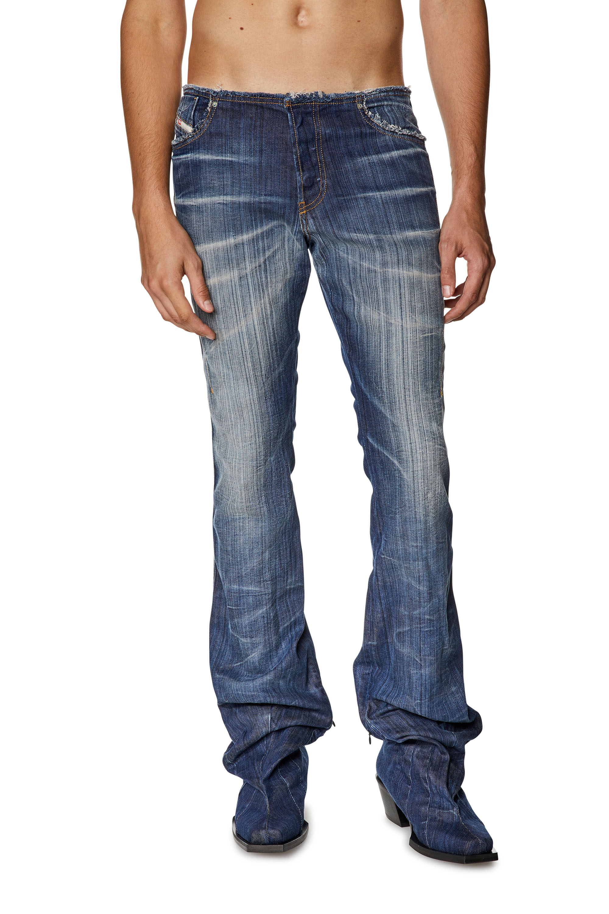 Diesel - Bootcut Jeans D-Bootcutboot 09I03, Blu Scuro - Image 2