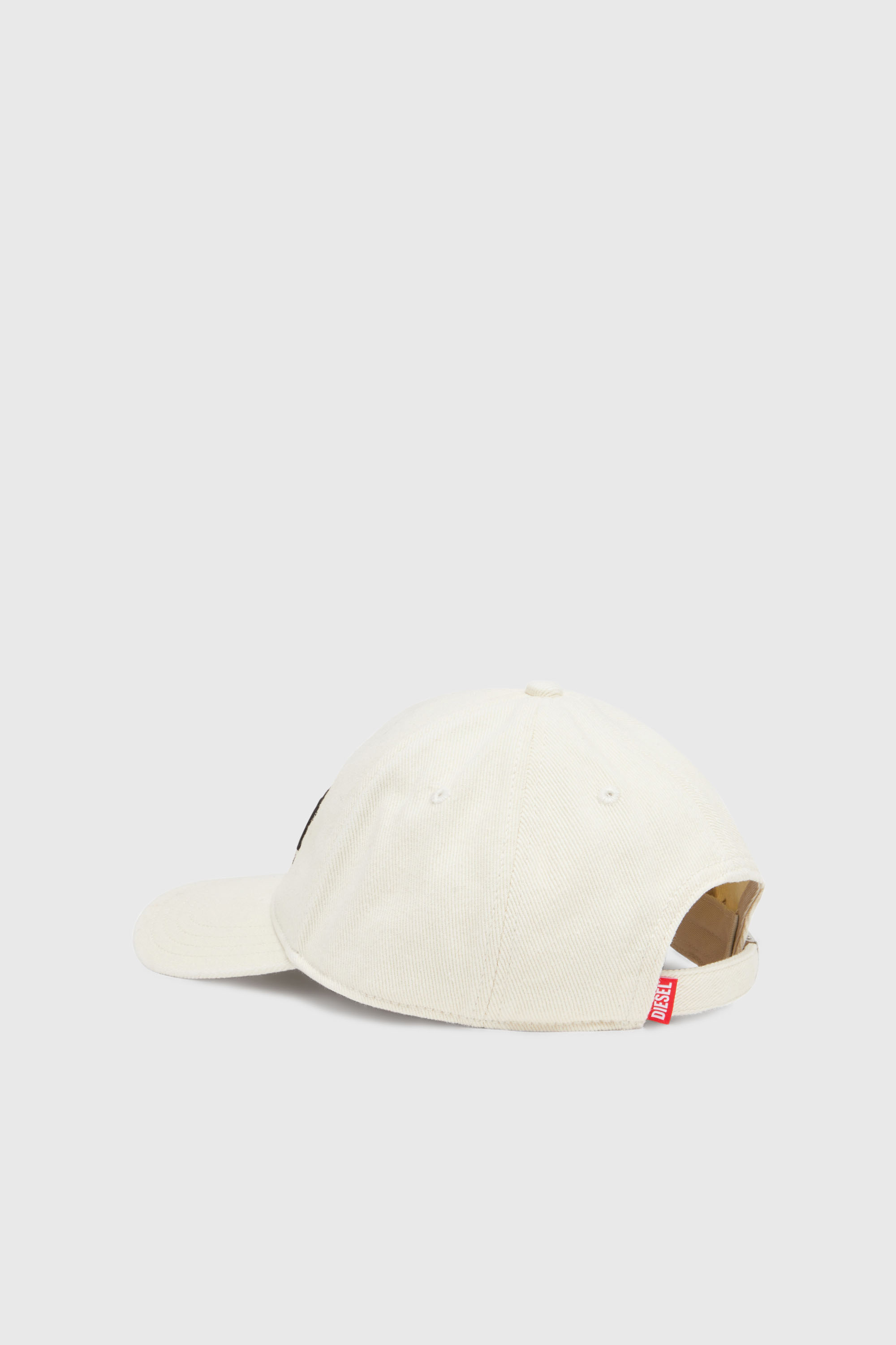 Diesel - CORRY-DIV-WASH, Cappello da baseball con logo ricamato Uomo in Bianco - 2