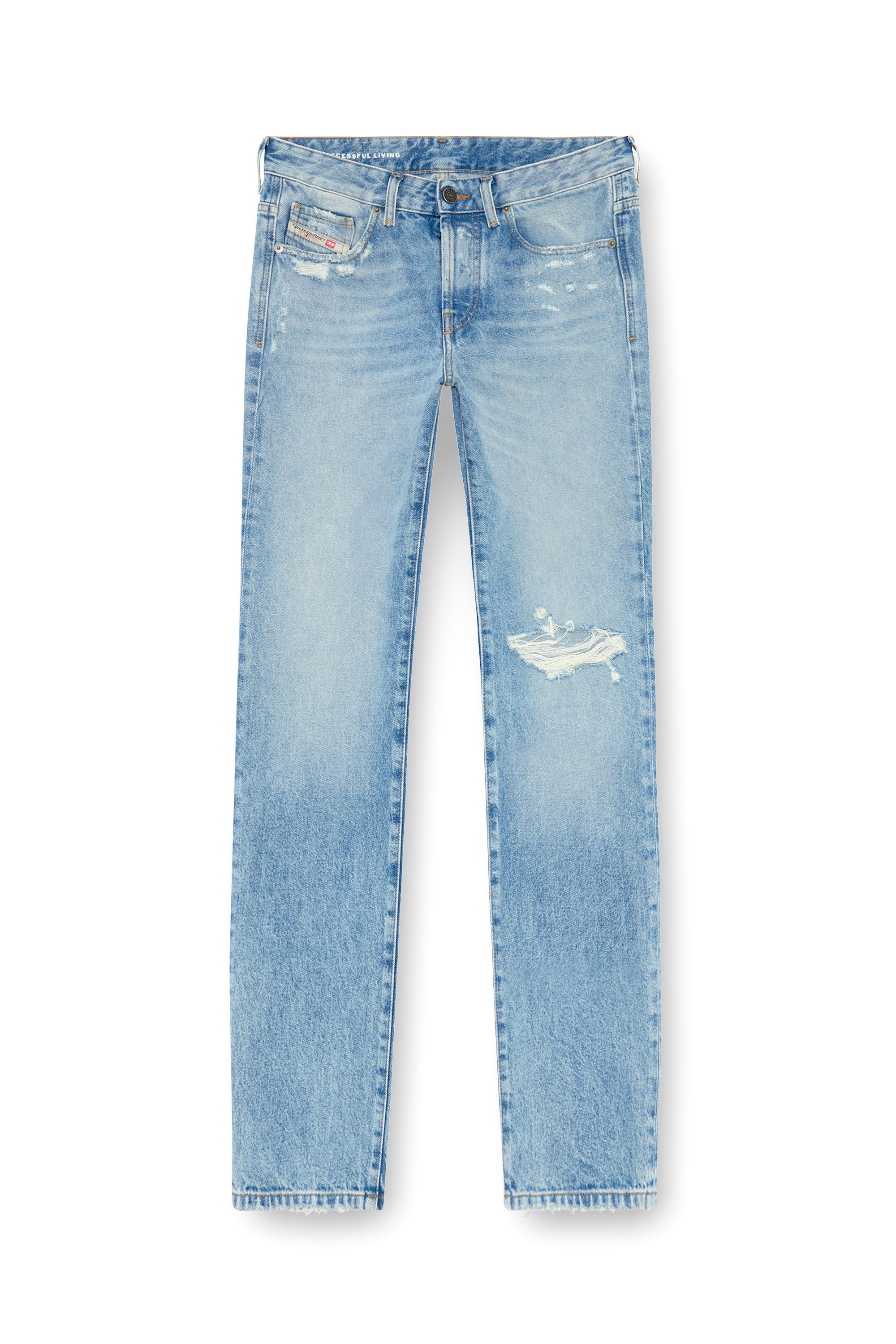 Diesel - Regular Jeans 1989 D-Mine 09J80 Donna, Blu Chiaro - Image 2