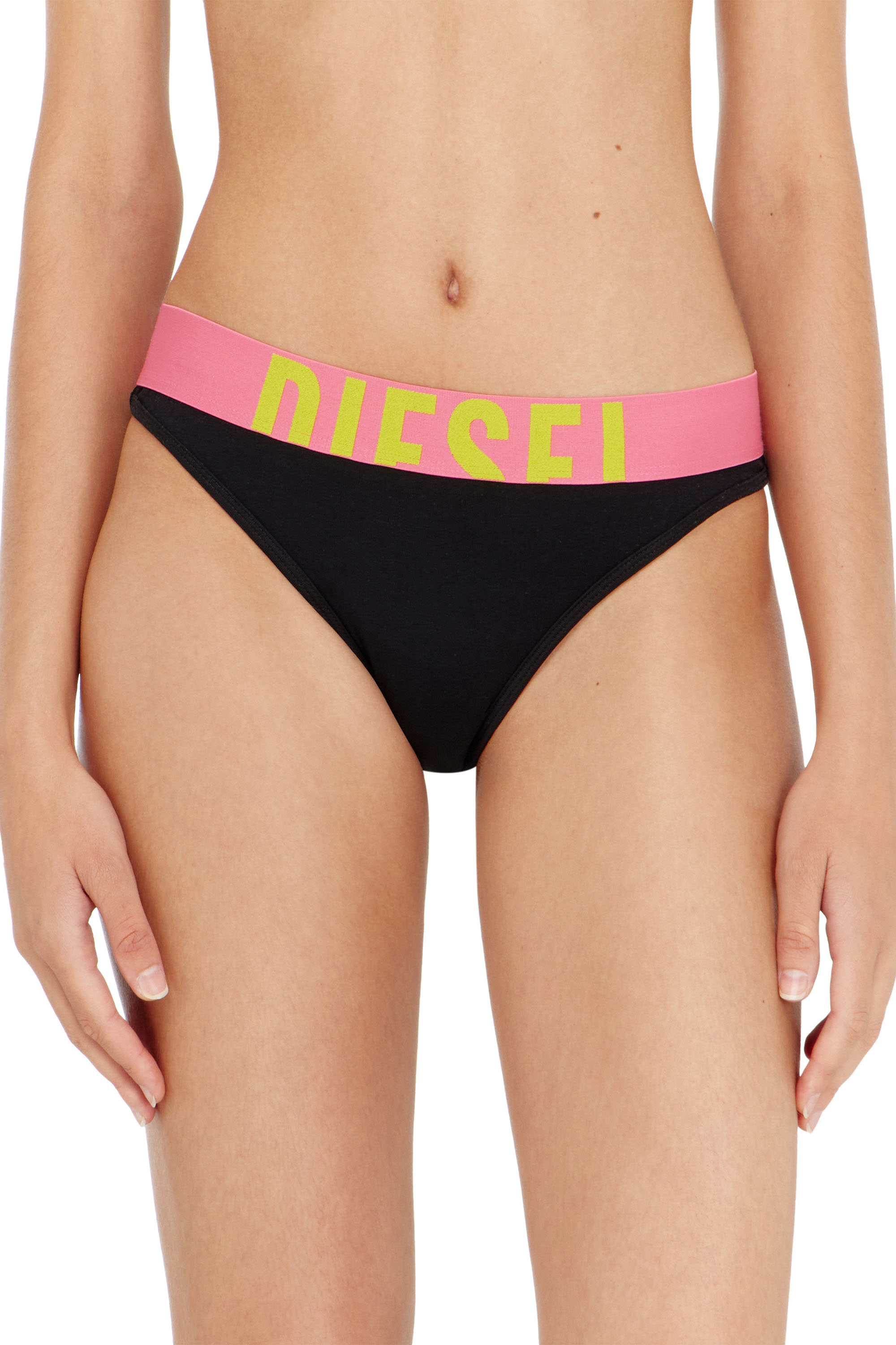 Diesel - FANNIE-D-POP-3PACK, Set da tre slip con elastico a contrasto Donna in ToBeDefined - 3