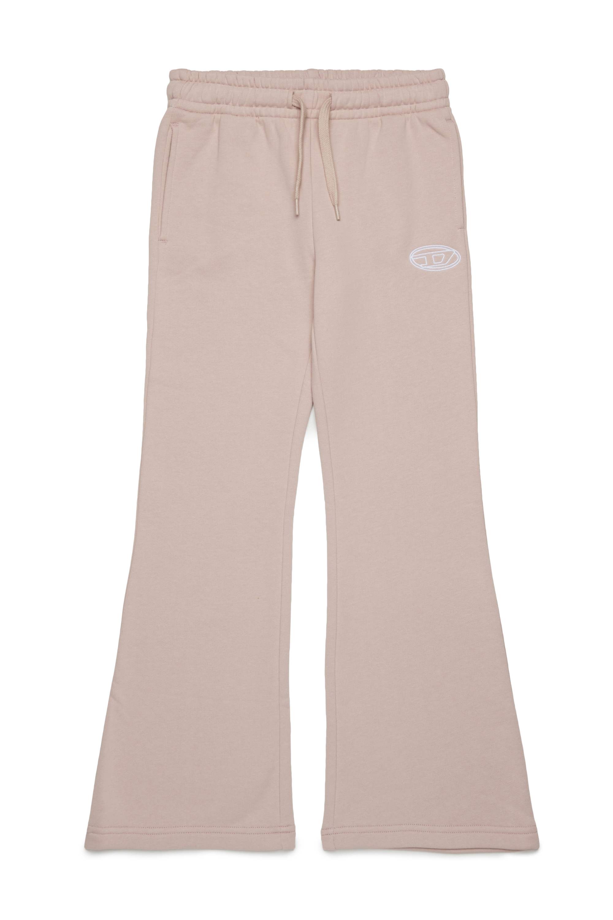 Diesel - PEBIRT, Pantaloni in cotone con logo ricamato Donna in Rosa - 1