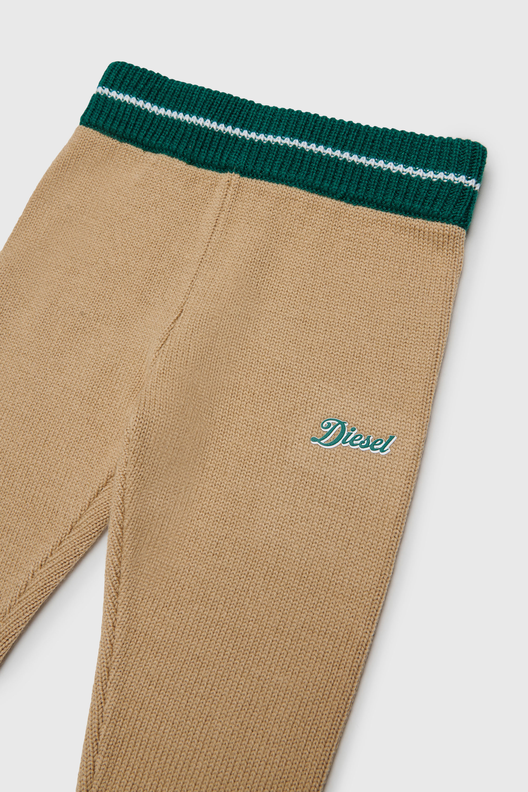 Diesel - PMOB, Pantaloni in misto lana a maglia Unisex in Marrone - 3