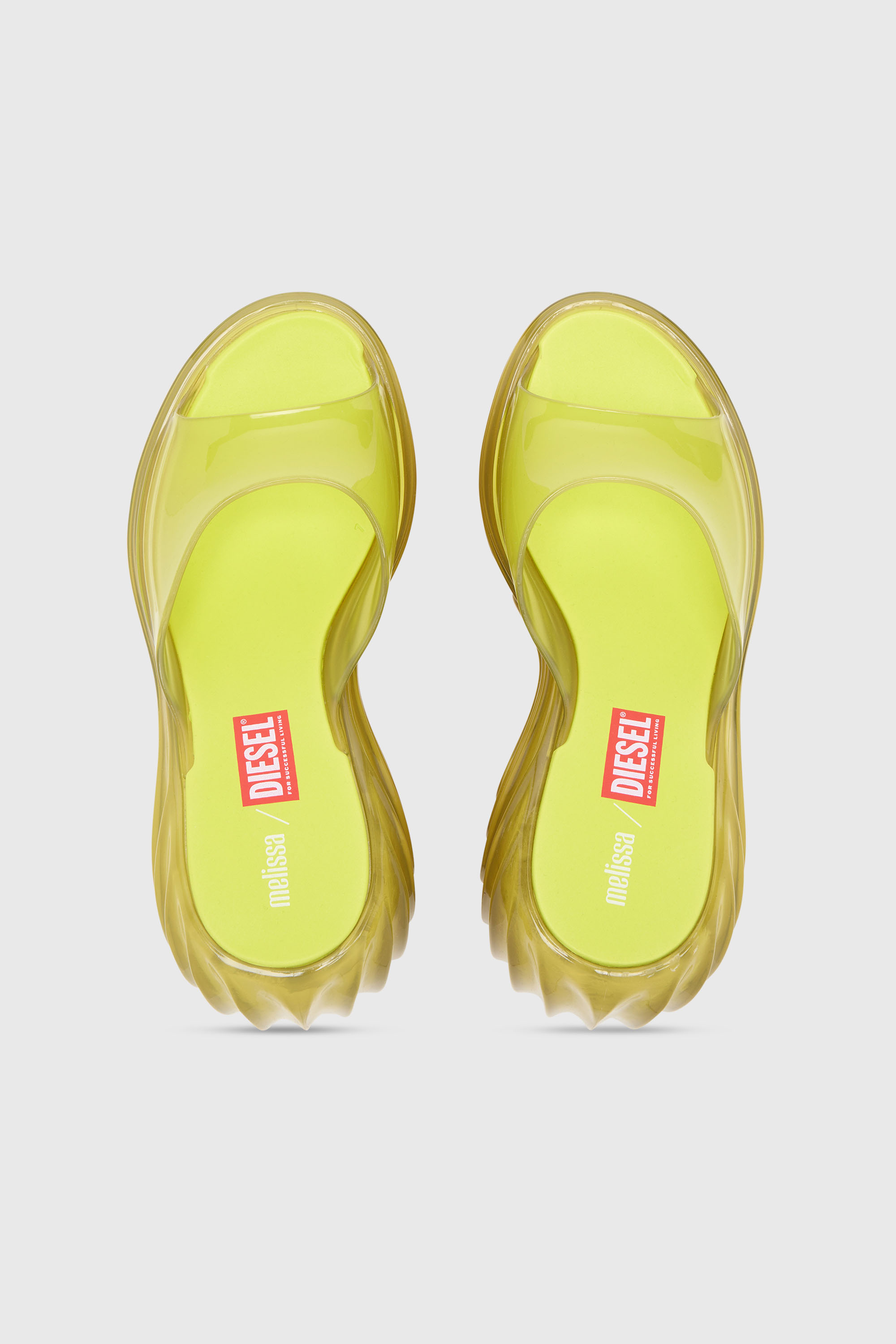 Diesel - MELISSA QUANTUM PLATFORM, Mule platform in Melflex&reg; Donna in Giallo - 4