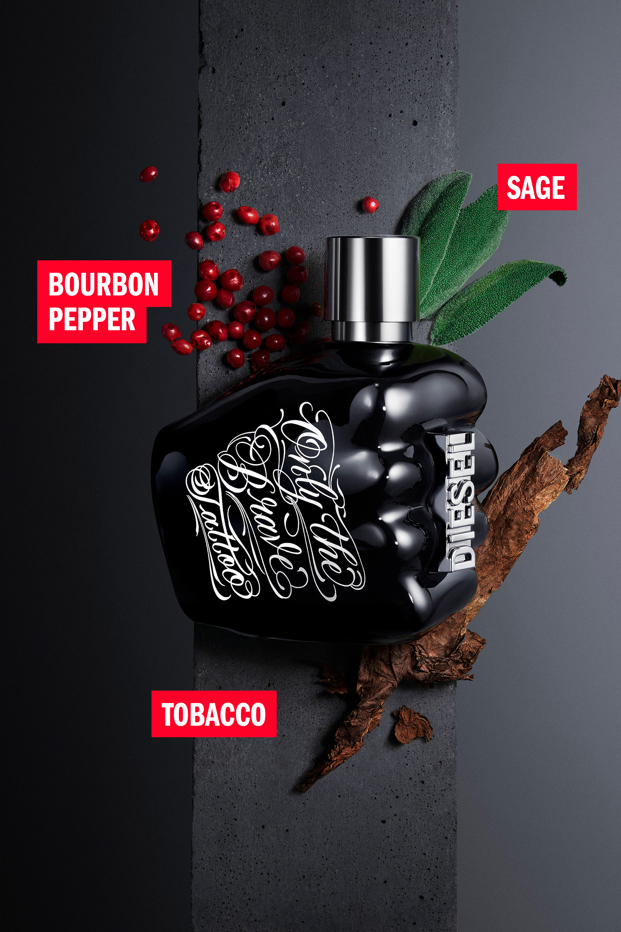 Diesel - ONLY THE BRAVE TATTOO 50 ML, Nero - Image 4