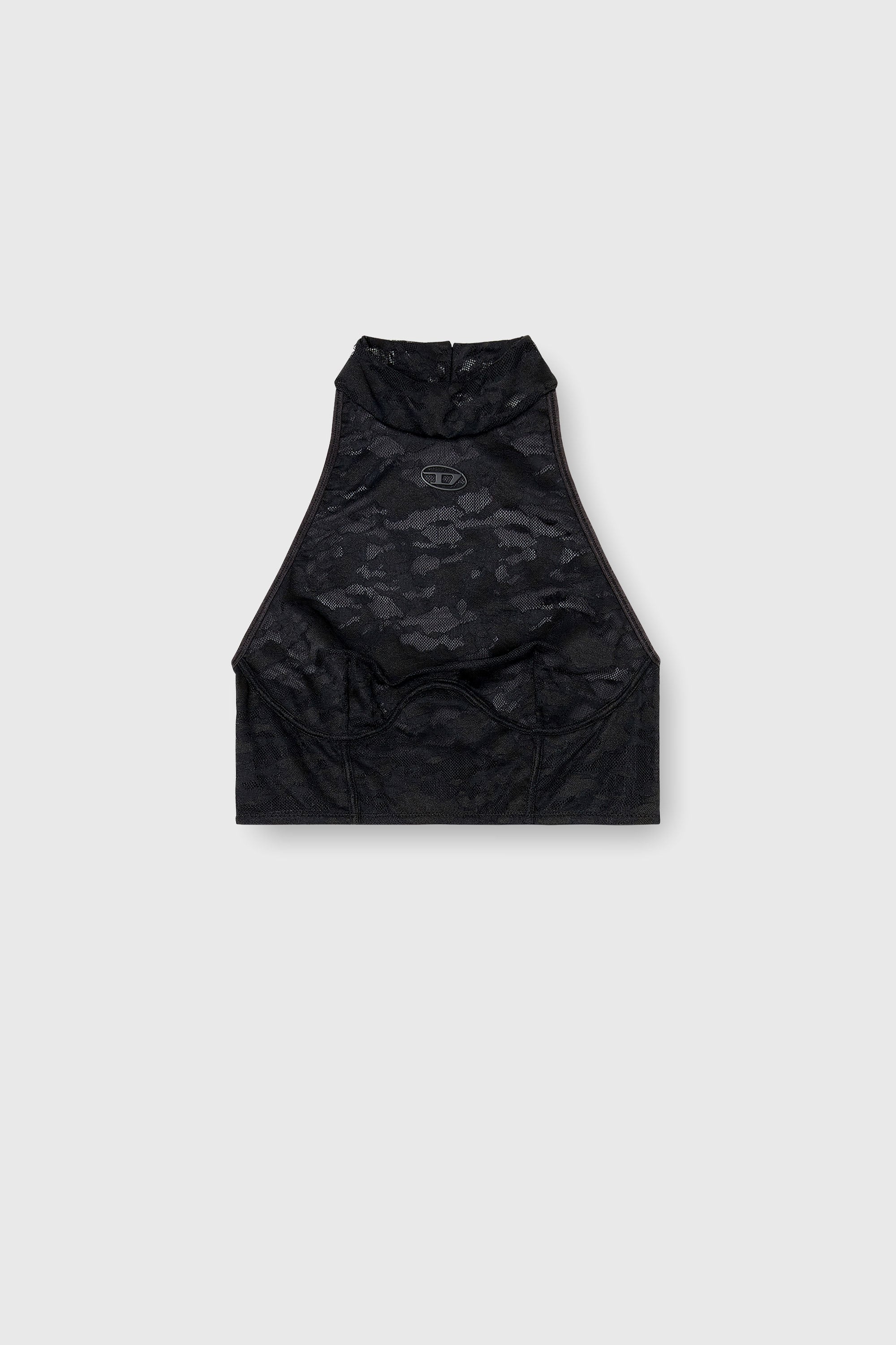 Diesel - MARCIA-UTLT, Bralette in pizzo con scollo all&rsquo;americana Donna in Nero - 2