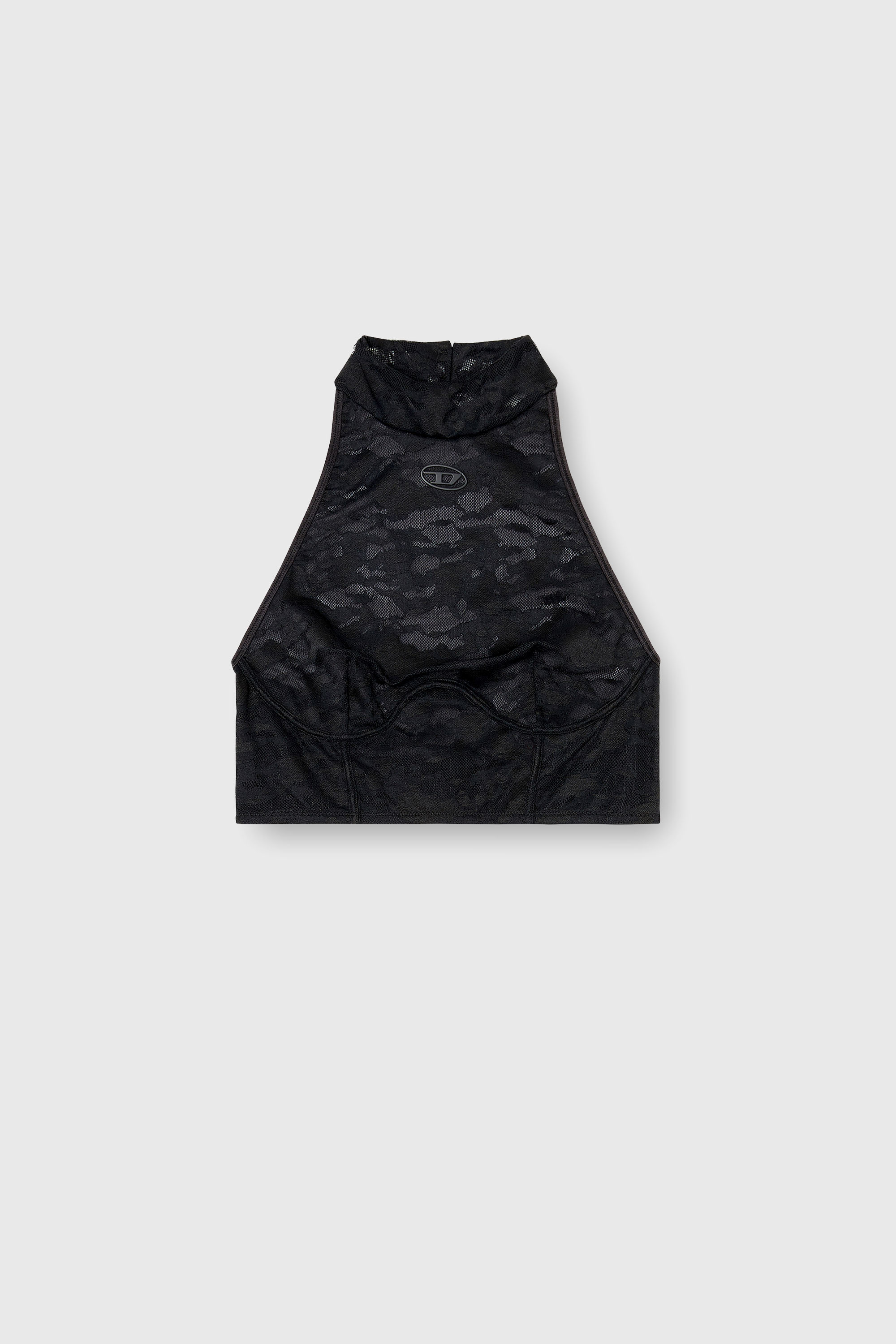Diesel - MARCIA-UTLT, Bralette in pizzo con scollo all&rsquo;americana Donna in Nero - 2