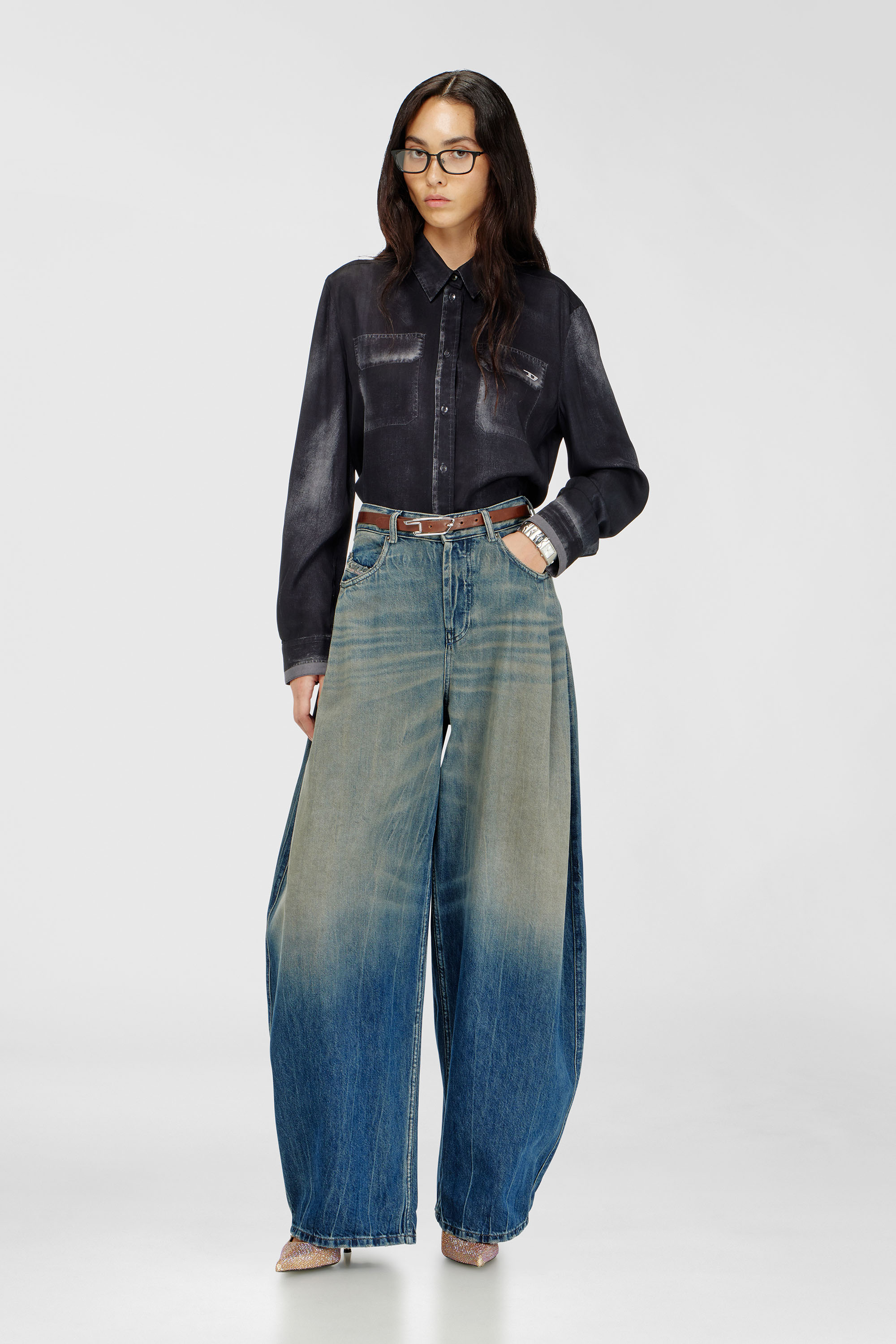 Diesel - Relaxed Jeans 1987 D-Khelz 09Q72 Donna, null - Image 2