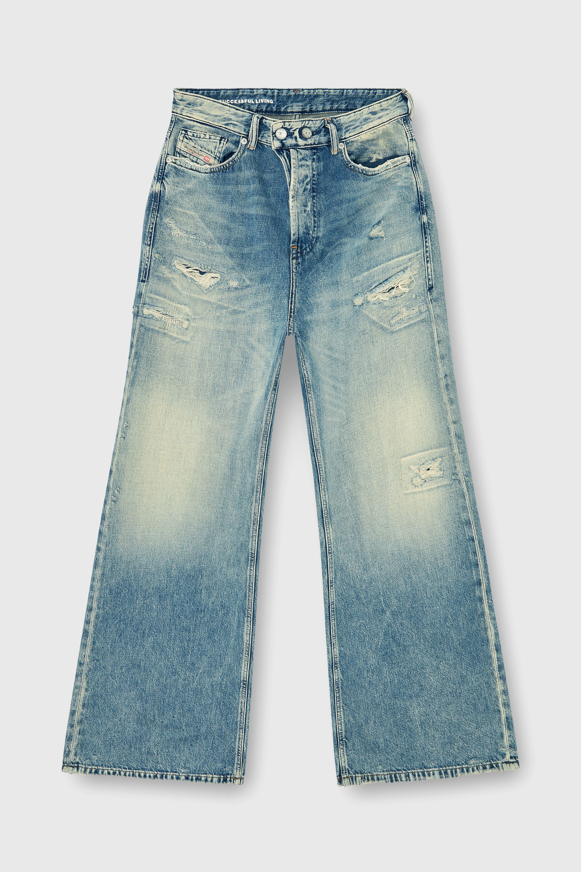 Diesel - Relaxed Jeans 1996 D-Sire 09P62 Donna, Blu medio - Image 2