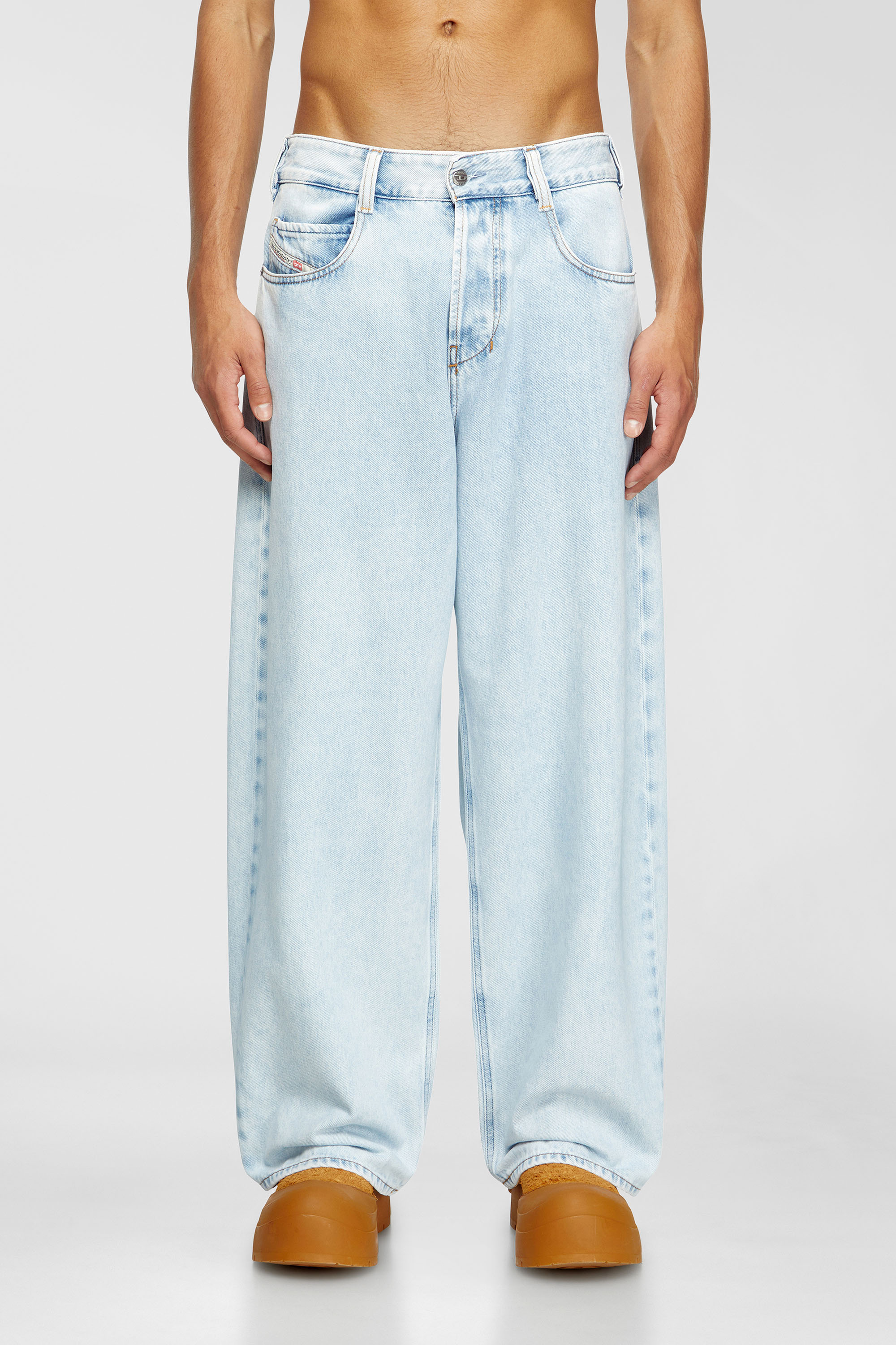 Diesel - Relaxed Jeans 1997 D-Enim-M 09M74 Unisex, Blu Chiaro - Image 1