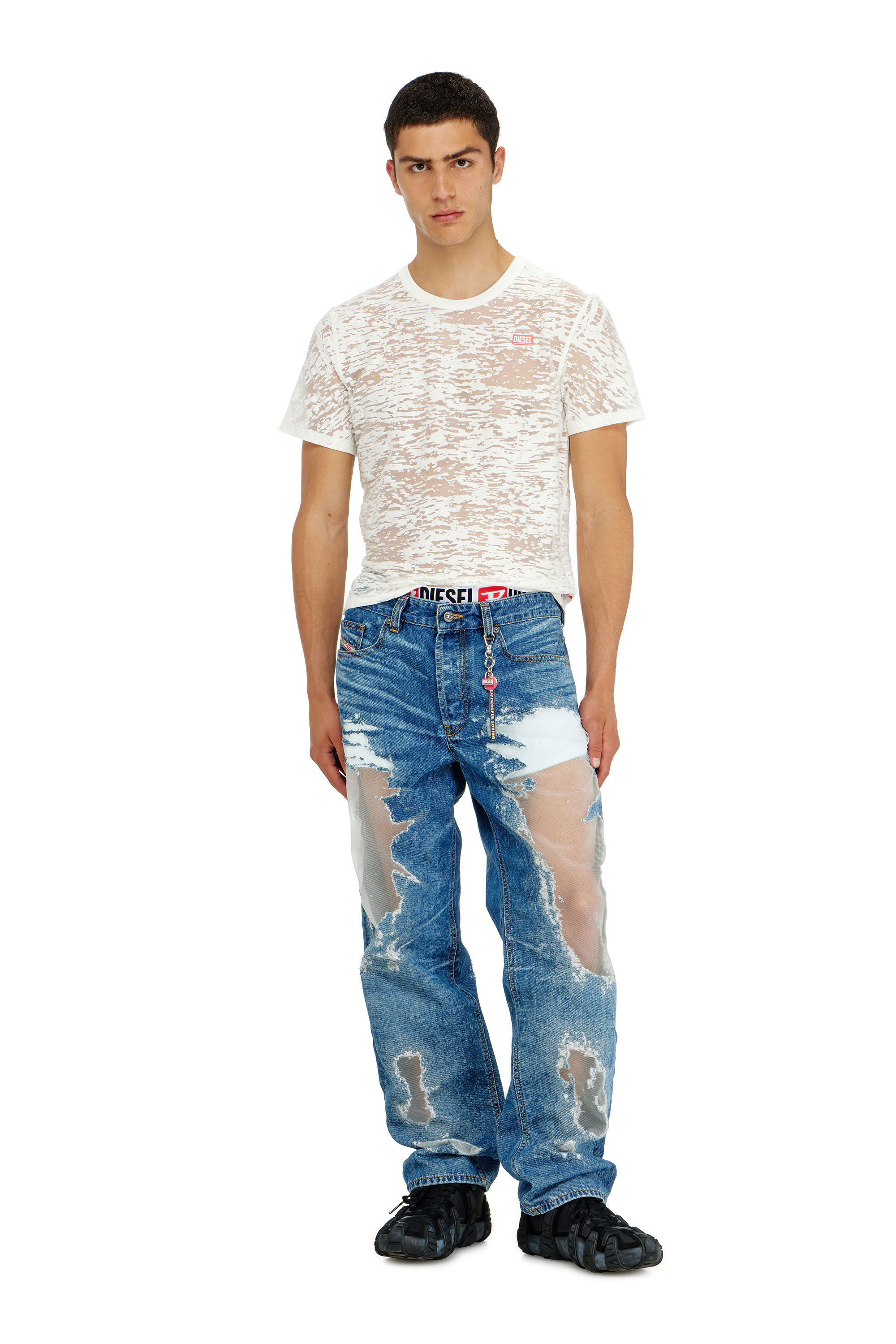 Diesel - Regular Jeans 2024 D-Macs 068ZH Uomo, Blu medio - Image 1