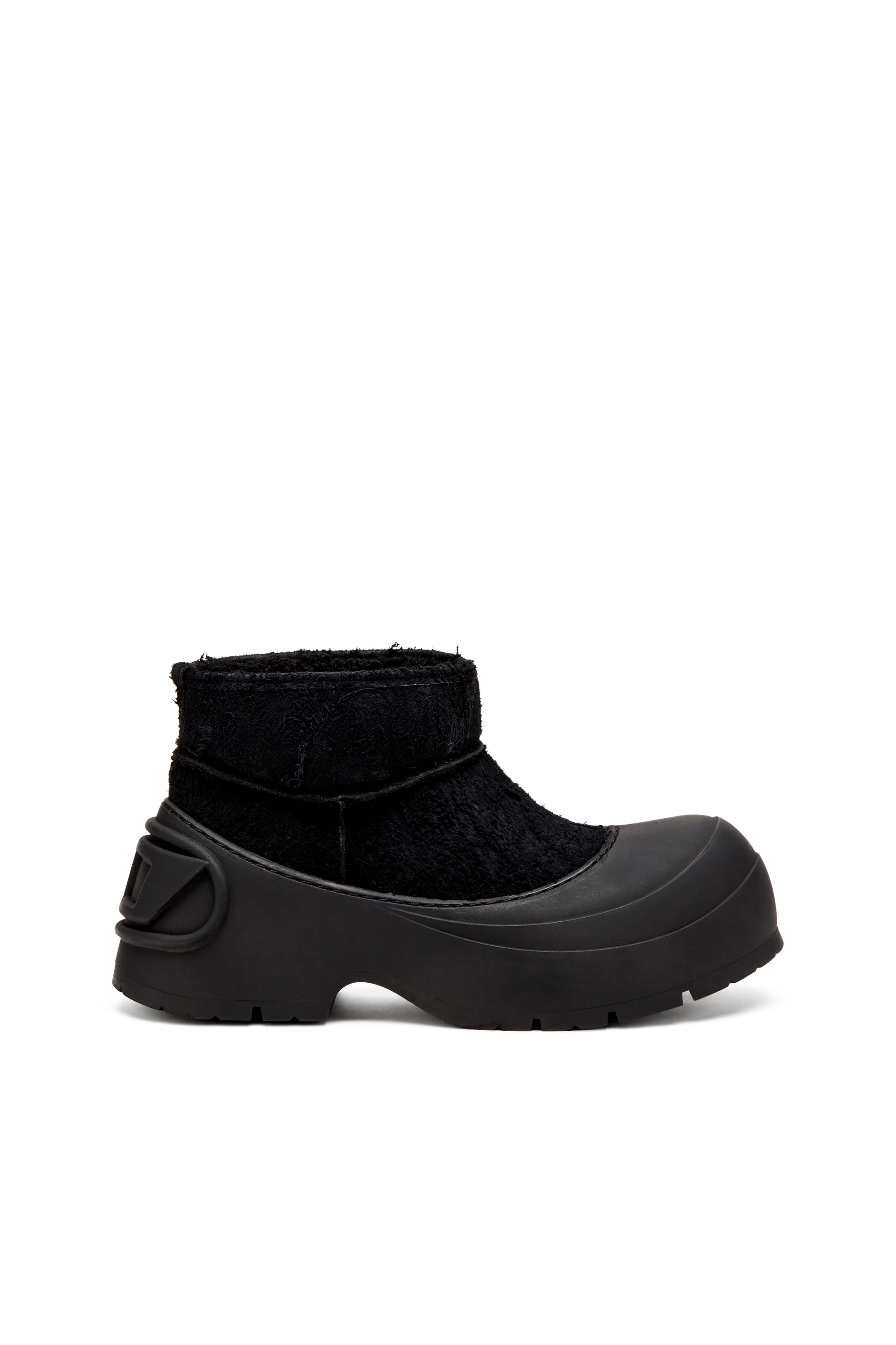 Diesel - D-DONALD MONTONE, Stivaletto chunky con suola carrarmato Uomo in Nero - 1