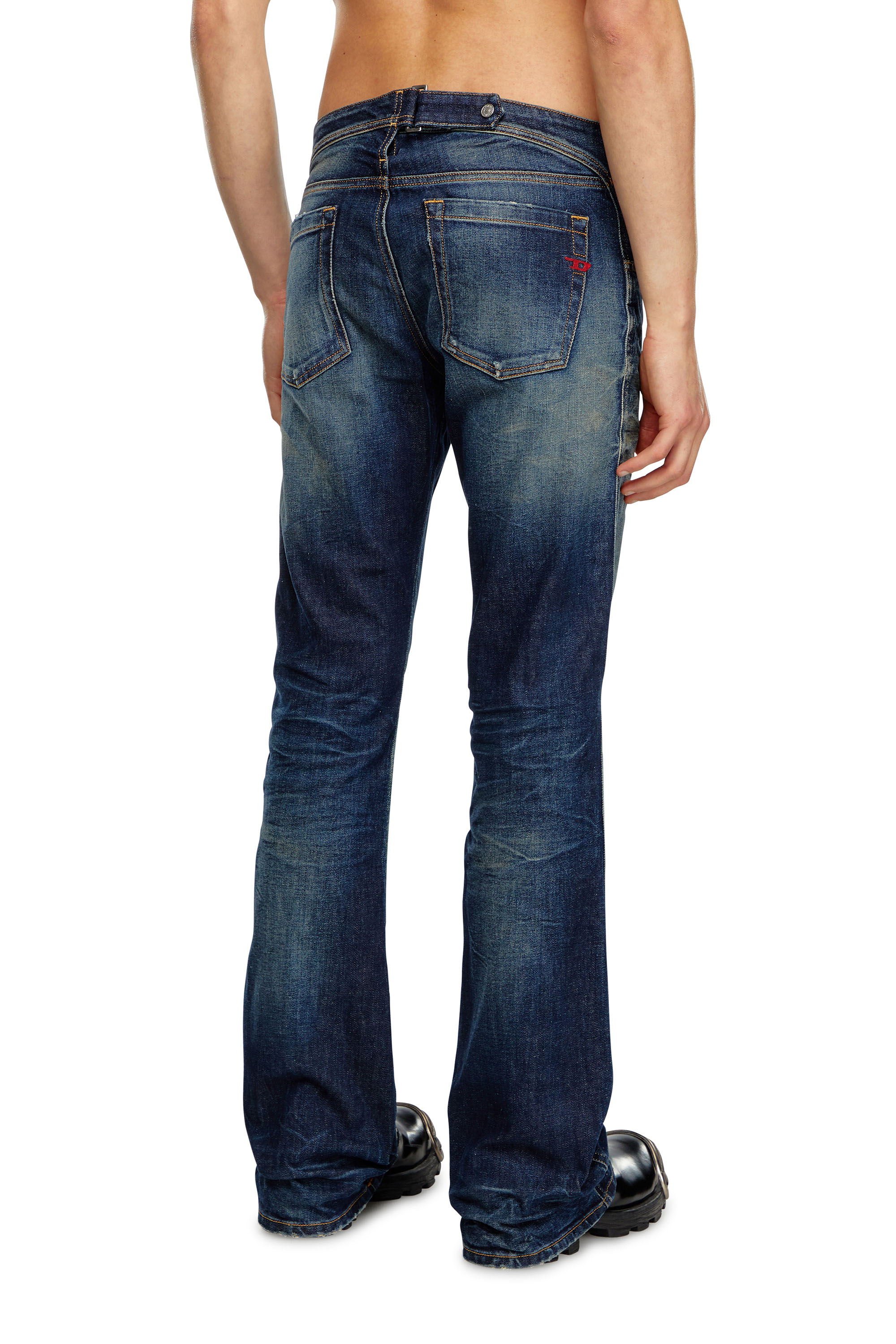 Diesel - Bootcut Jeans D-Backler 09H79, Dark Blue - Image 4