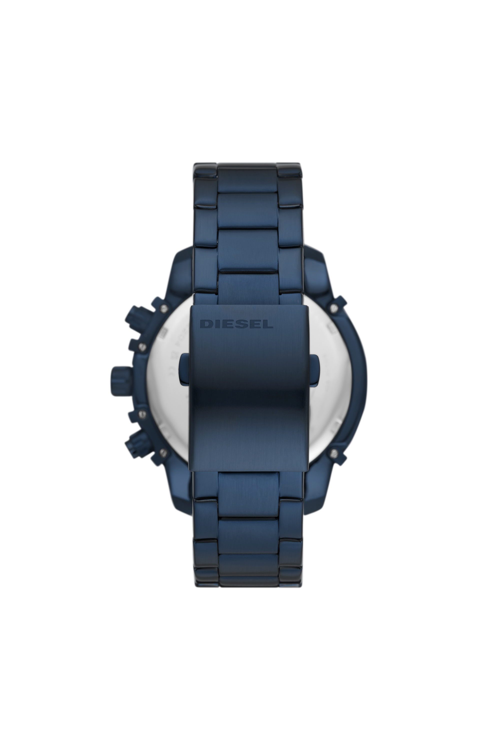 DZ4596 Man: Griffed chronograph blue stainless steel watch | Diesel