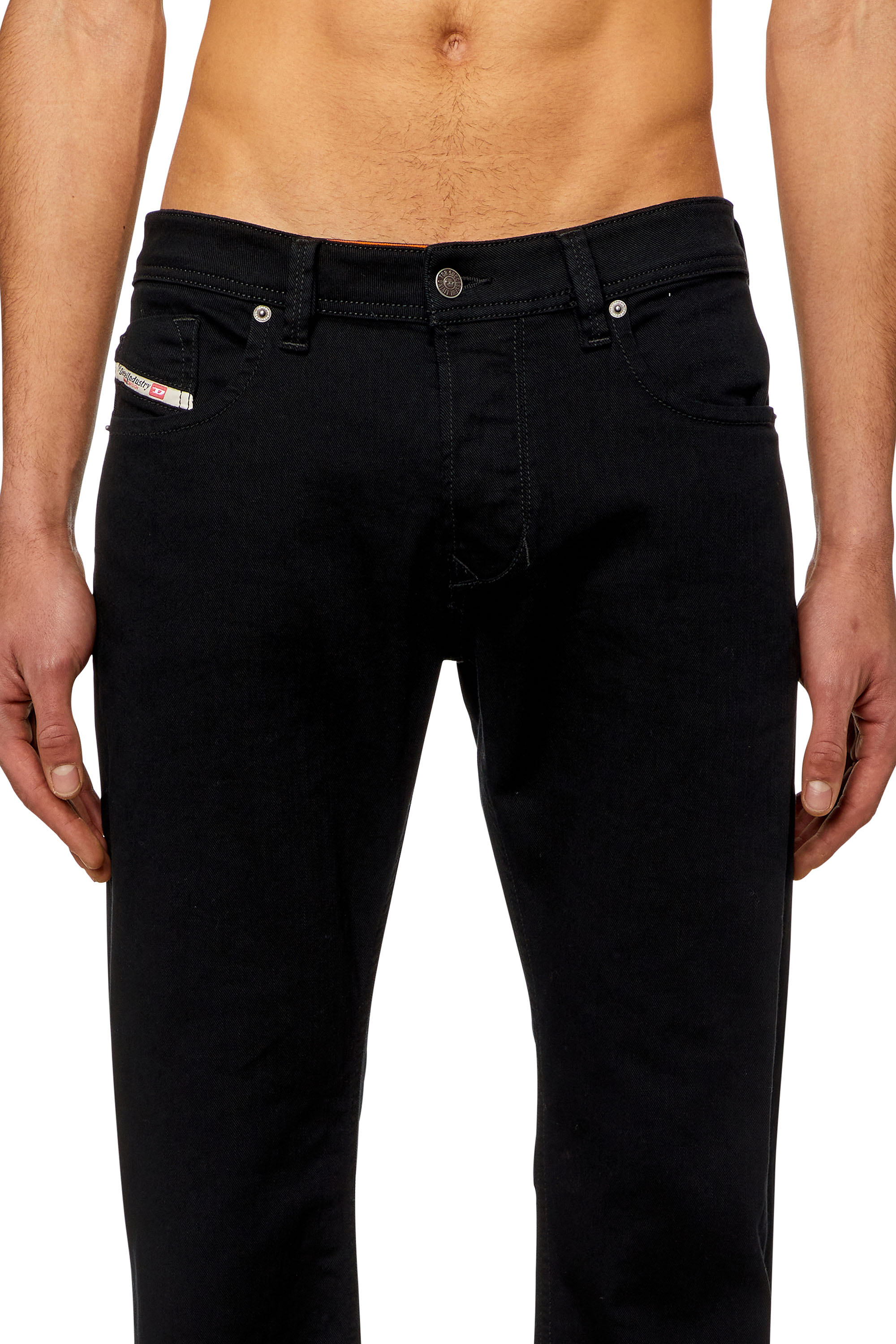 Diesel - Straight Jeans 1985 Larkee 0688H, Nero/Grigio scuro - Image 3