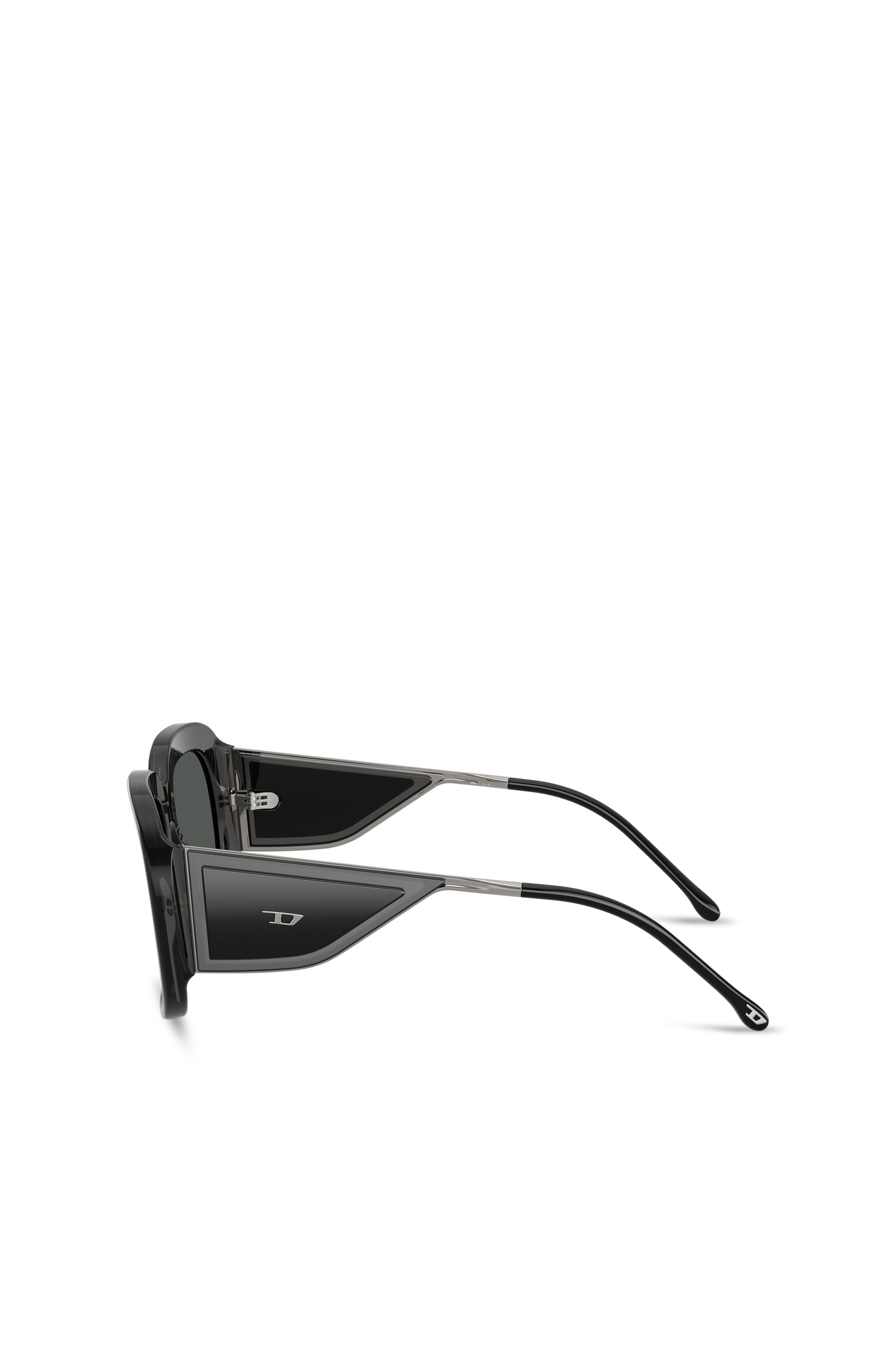 Diesel - 0DL2015U, Occhiali da sole quadrati Unisex in Nero - 4
