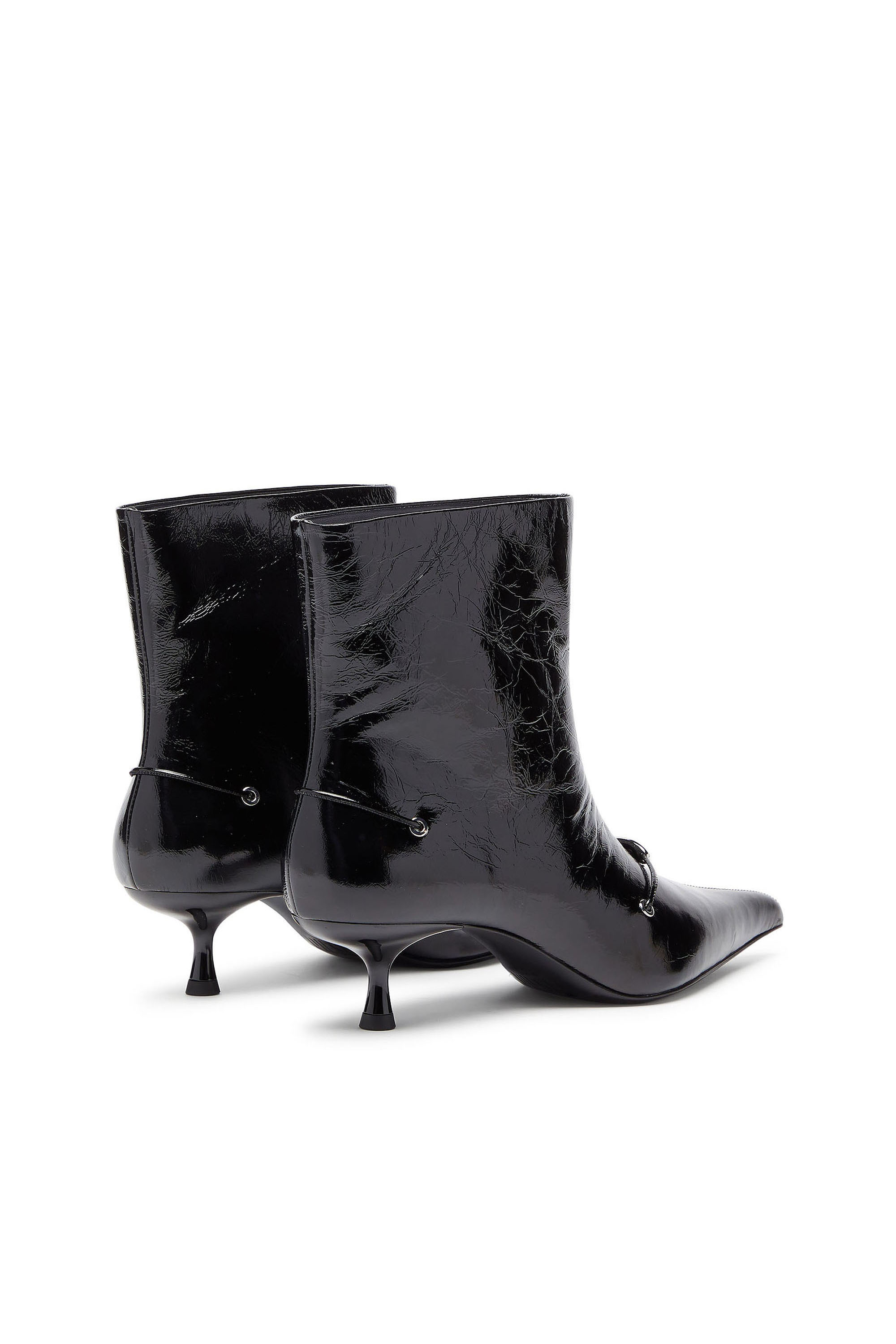 Diesel - D-JEWELS  40 TUBE, D-Ten&Half - Stivaletti in pelle naplak Donna in Nero - 3