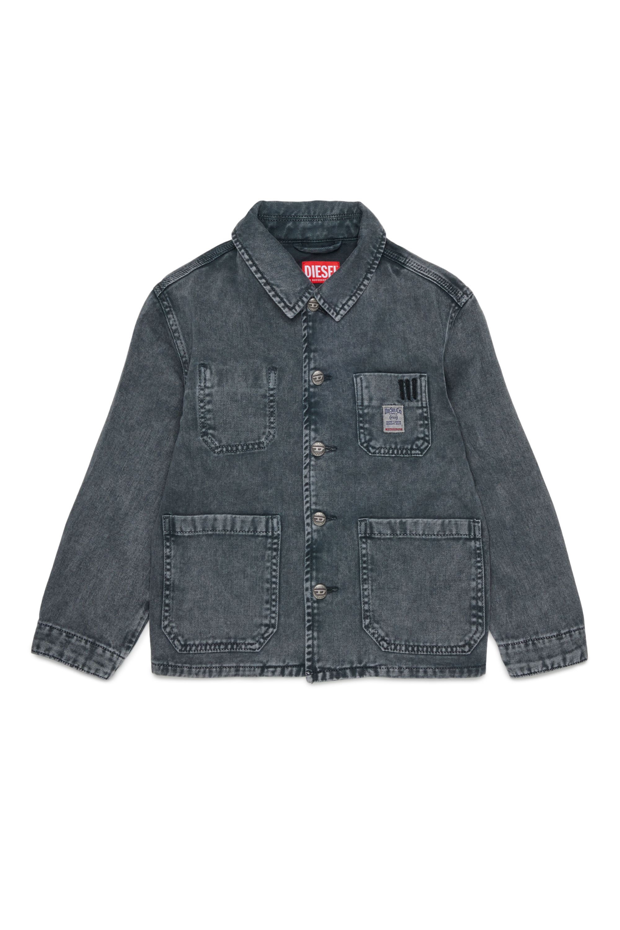 Diesel - JSTACK, Giacca stile workwear Uomo in Grigio - 1