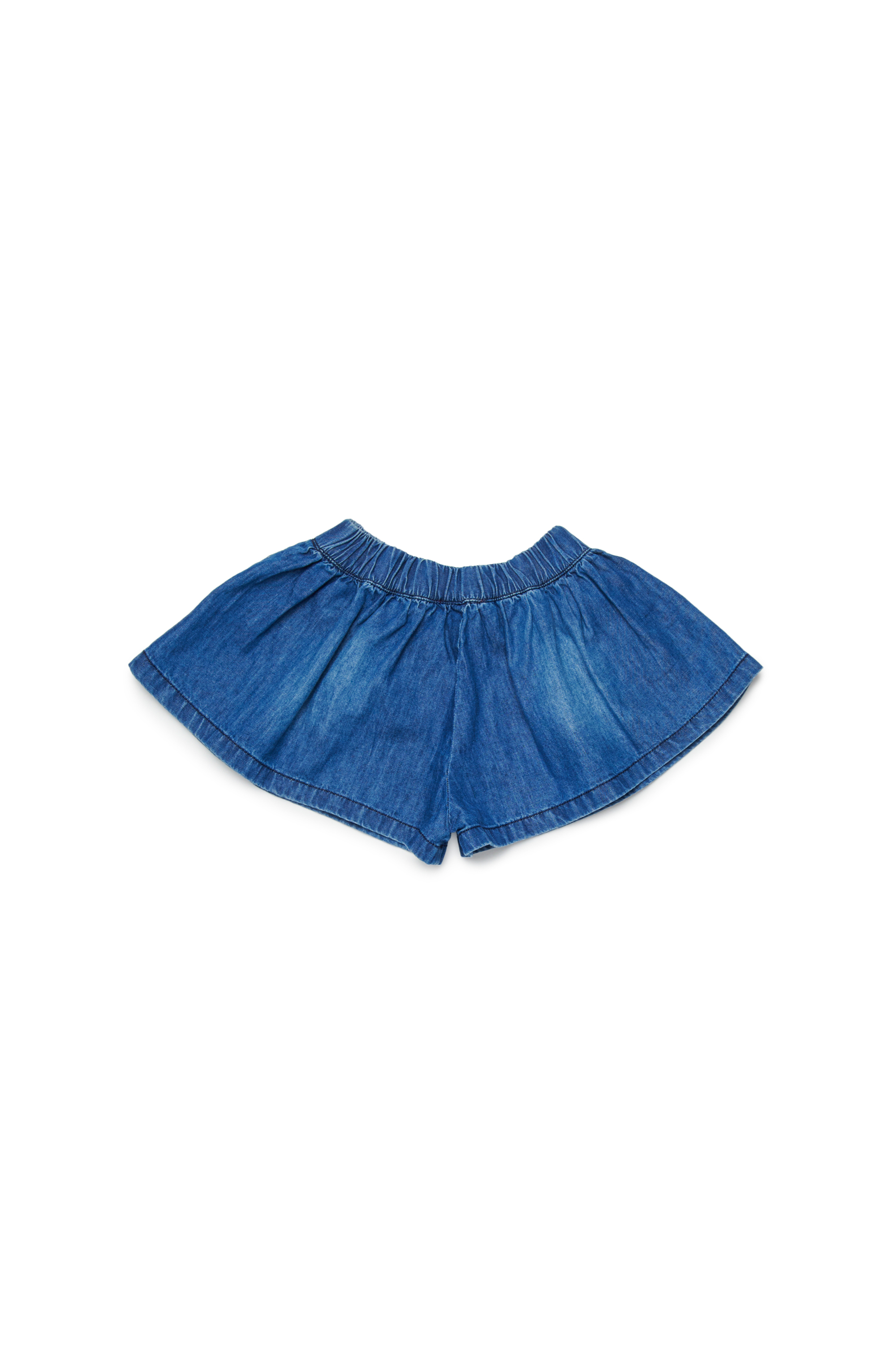 Diesel - PIXIB, Shorts di denim con stampa a cuori Donna in Blu - 2