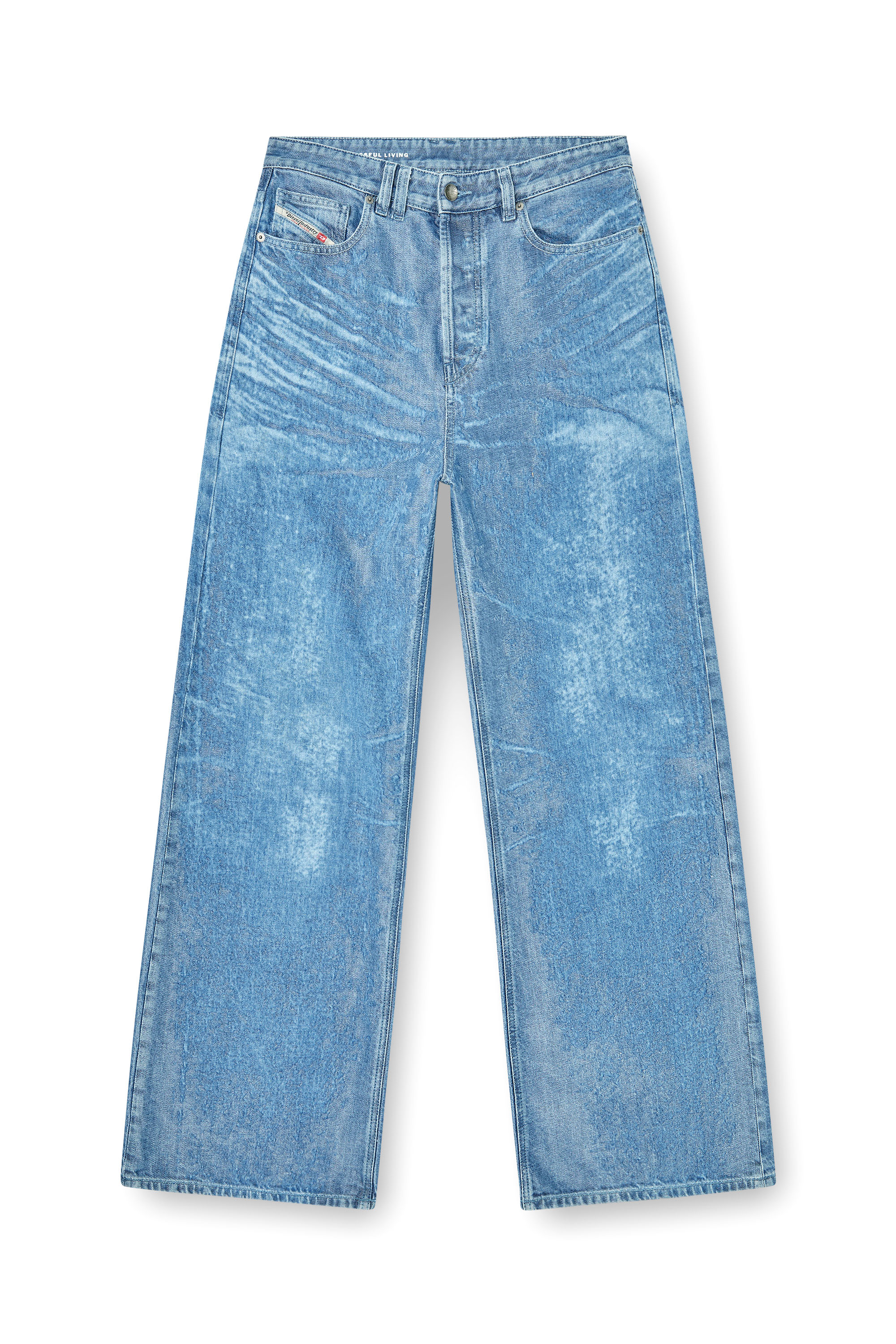 Diesel - Relaxed Jeans 1996 D-Sire 09P23 Donna, Blu Chiaro - Image 3