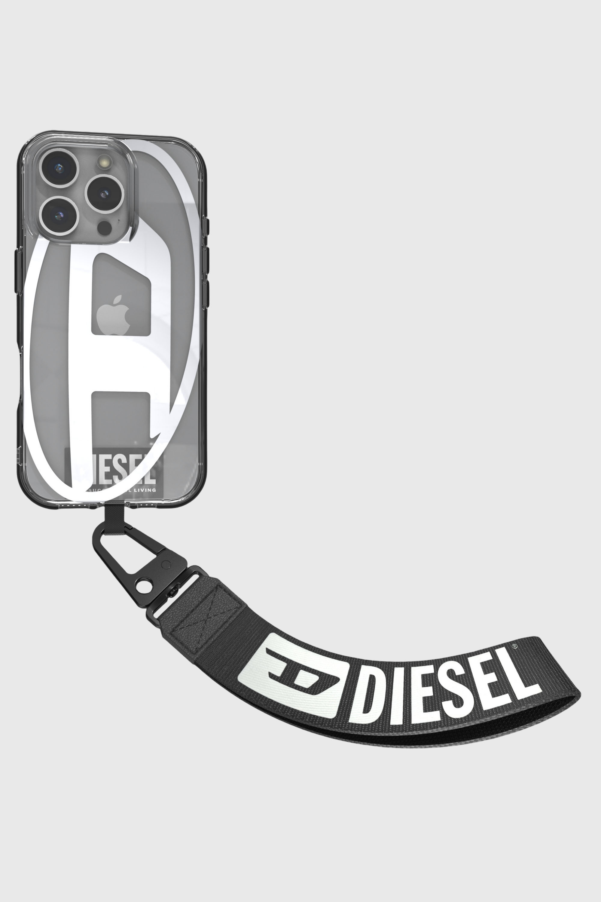 Diesel - 60191 WRIST STRAP, Cinturino universale porta smartphone Unisex in Nero - 2