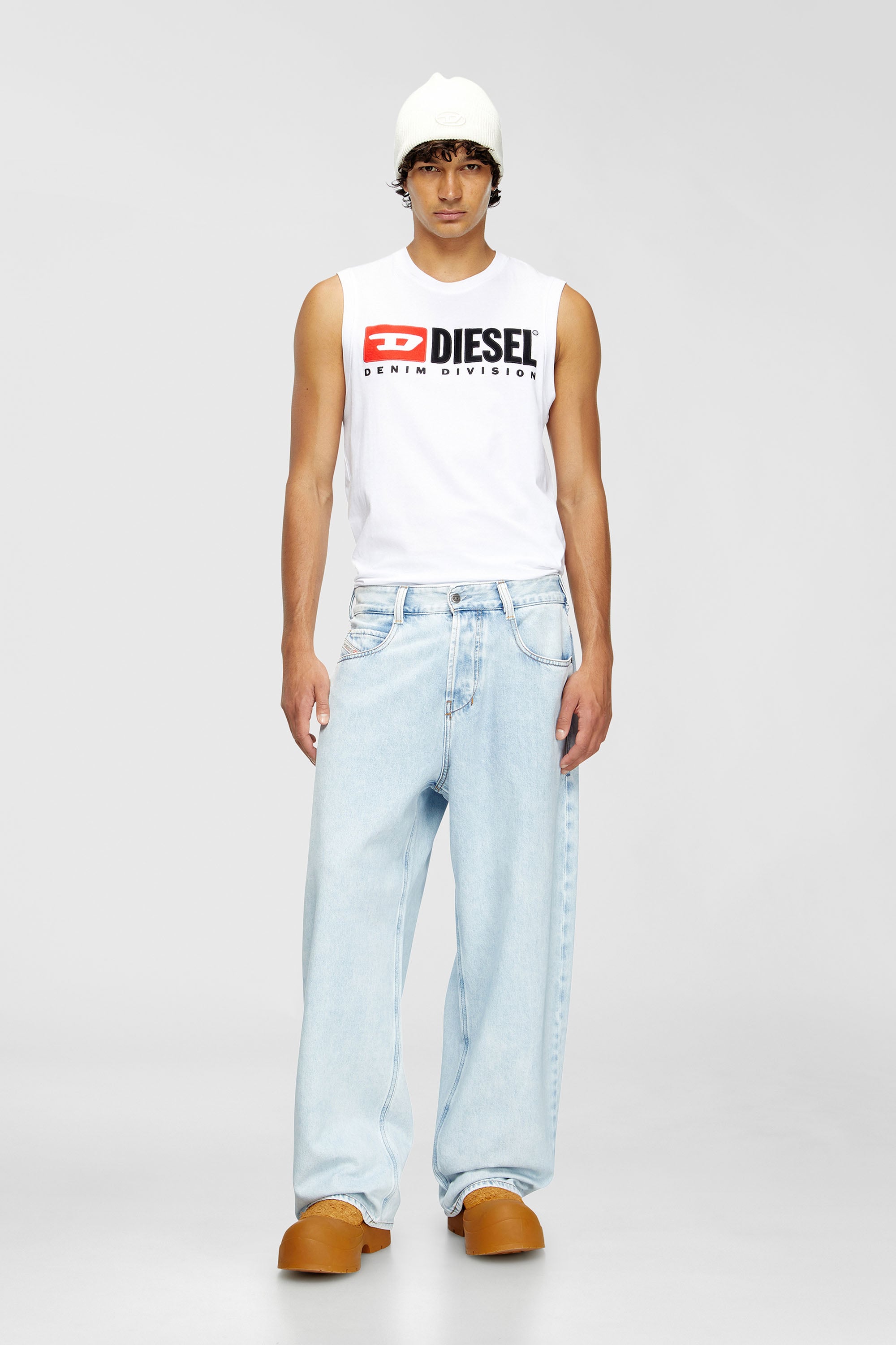 Diesel - Relaxed Jeans 1997 D-Enim-M 09M74 Unisex, Blu Chiaro - Image 1