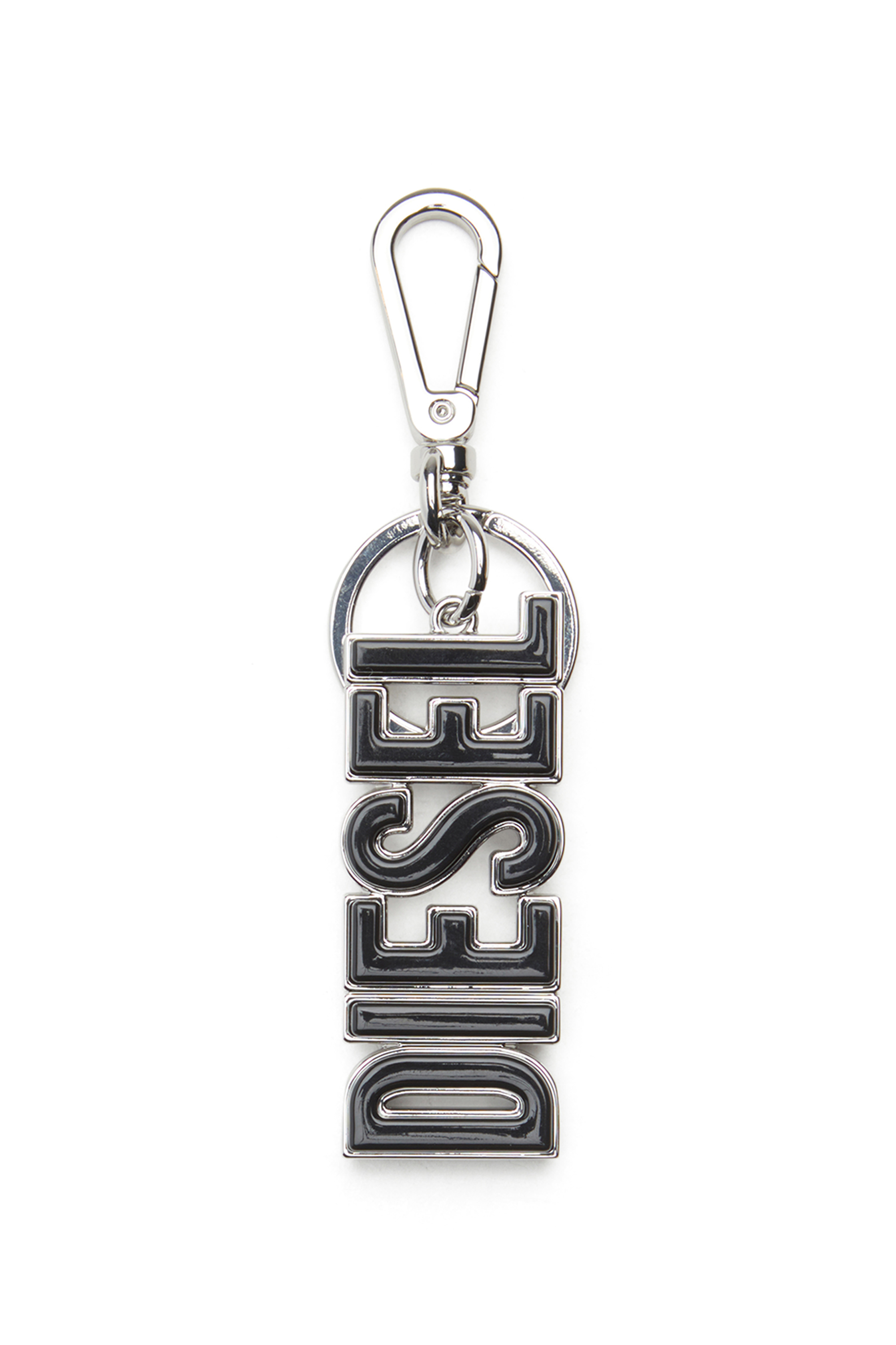 Diesel - DSL 3D KEY RING, Portachiavi in metallo e resina Uomo in Nero - 1