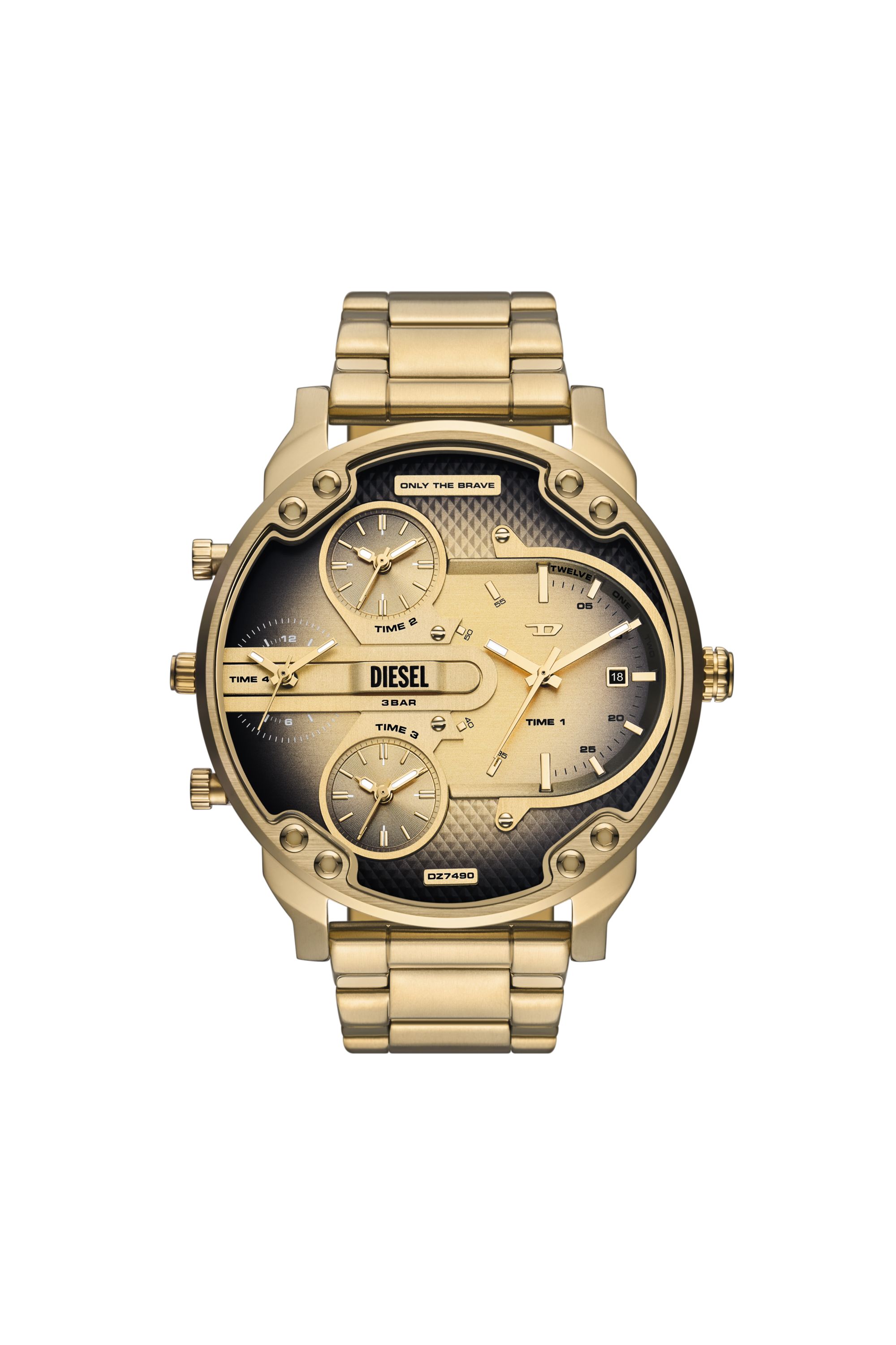 Diesel - DZ7490 WATCH, Orologio Mr. Daddy Slim in acciaio inox Uomo in Oro - 1