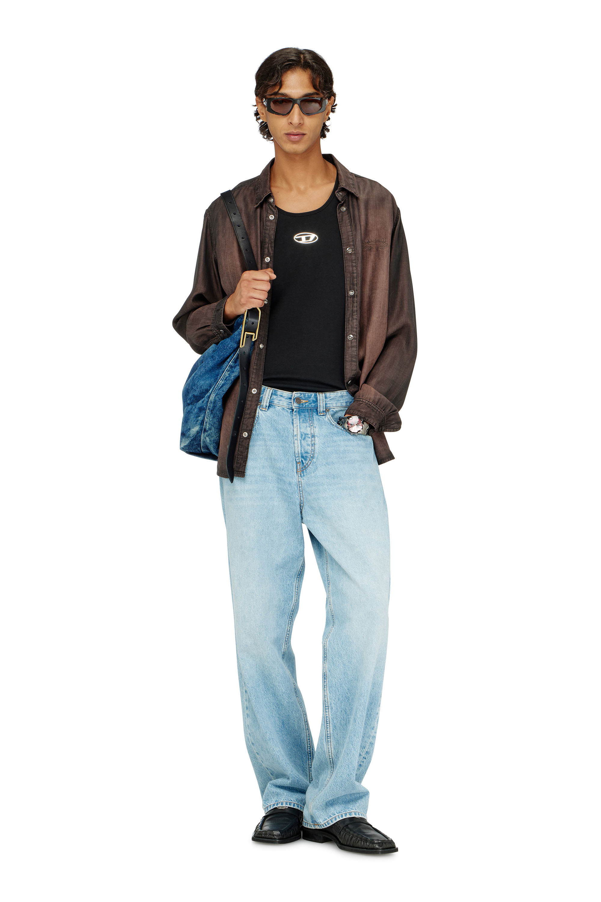 Diesel - T-LIFTY-IOD, Canotta in cotone con logo Uomo in Nero - 2