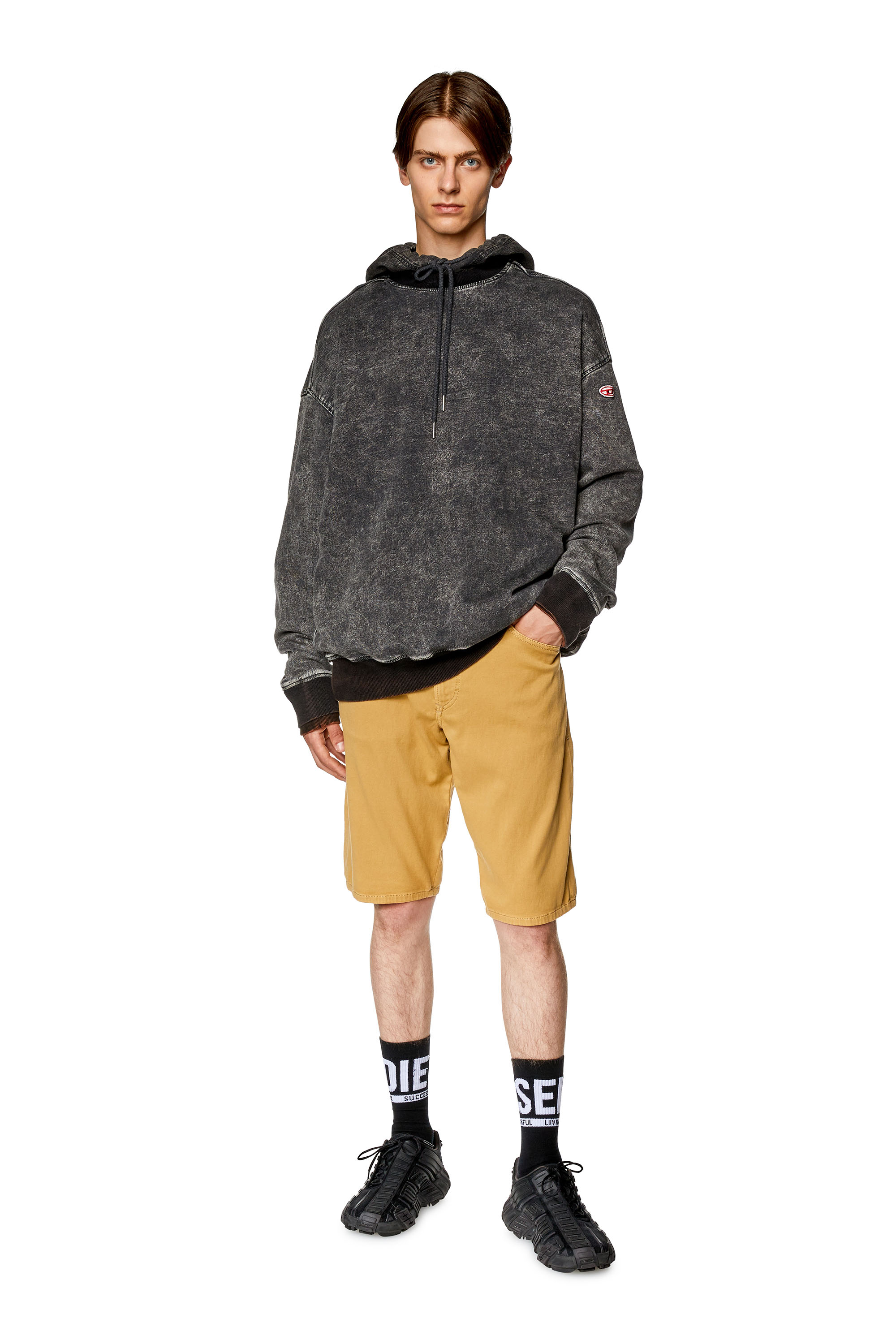 Diesel - D-KROOLEY-SHORT JOGG, Marrone Chiaro - Image 2