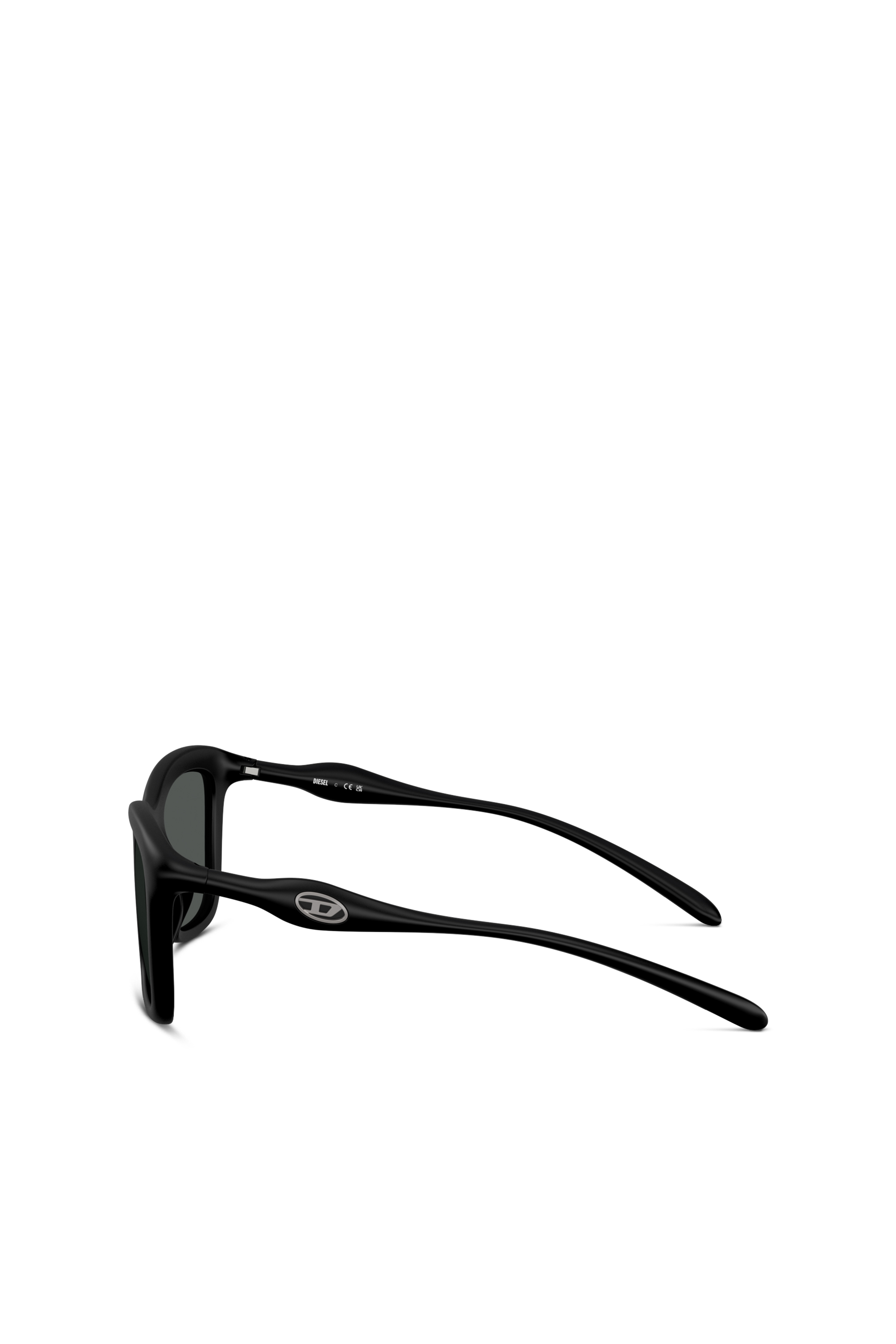 Diesel - 0DL3008U, Occhiali da sole quadrati Unisex in Nero - 3