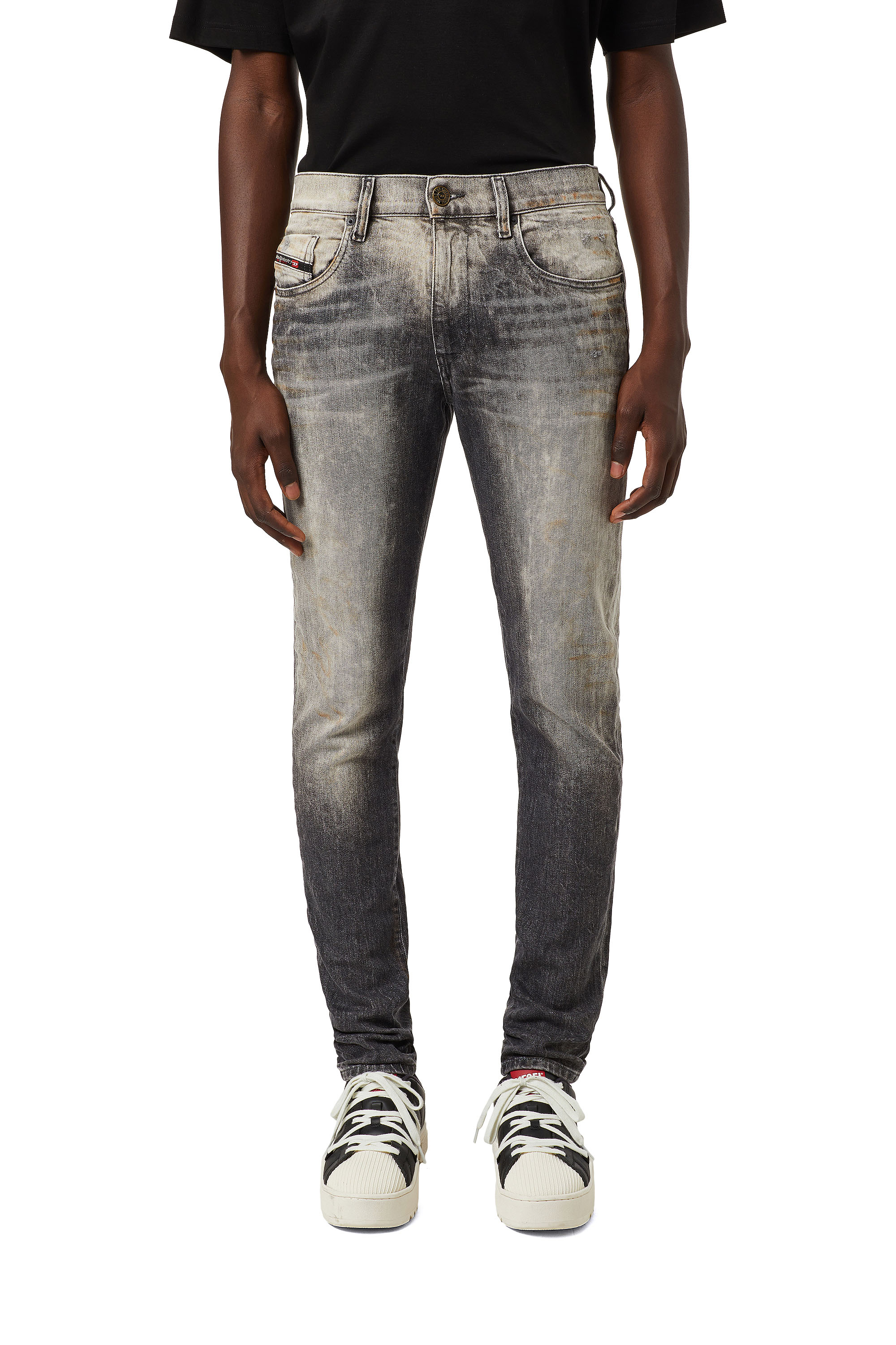 D-Strukt 09A83, Nero/Grigio scuro - Jeans