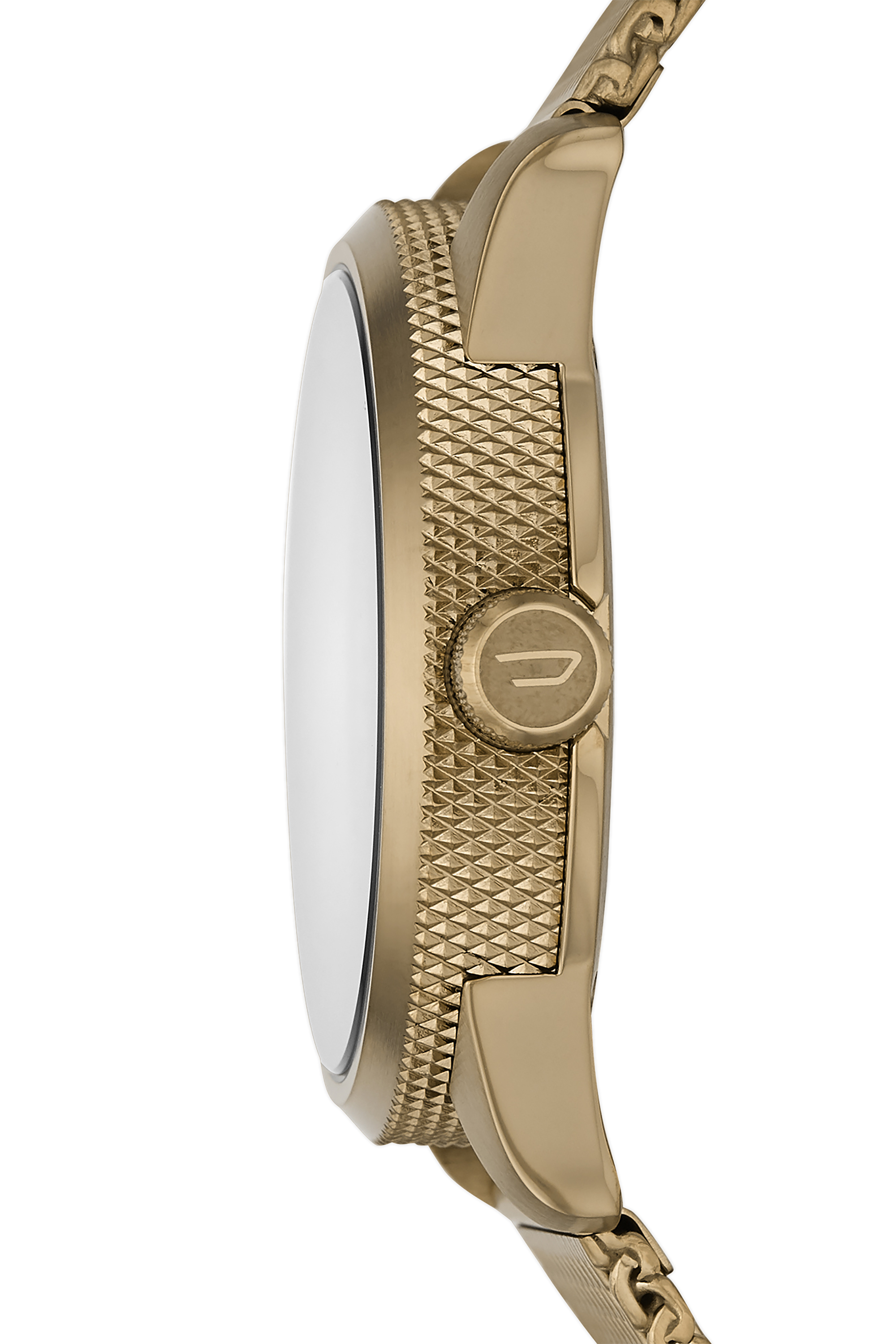 Diesel - DZ1899, Orologio Rasp a tre lancette con cinturino in acciaio inossidabile color oro Uomo in Oro - 3