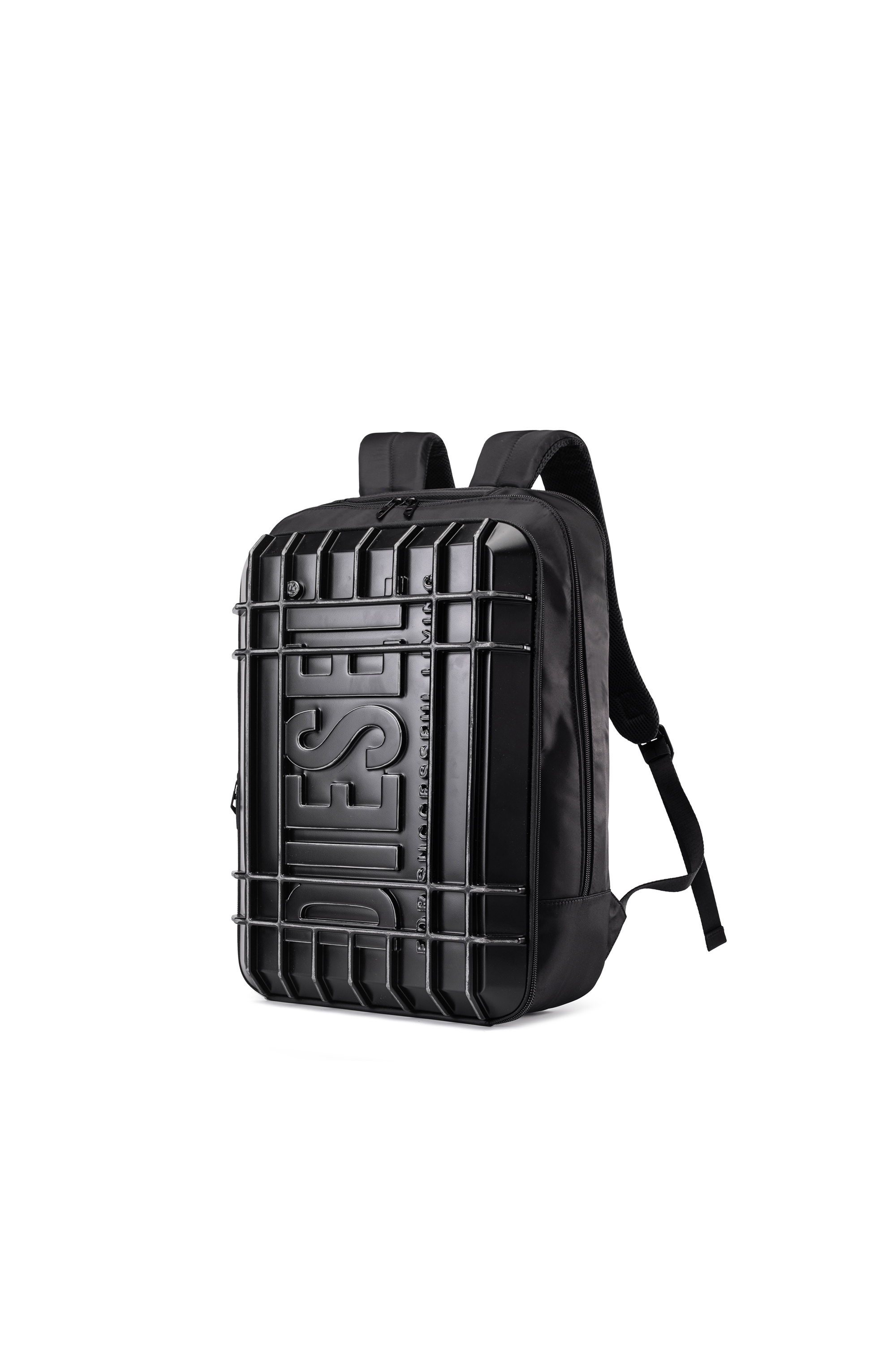 Diesel - DIESEL PC STRONG IMAGE BACKPACK- DSB005, Zaino da viaggio capiente e resistente Unisex in Nero - 4