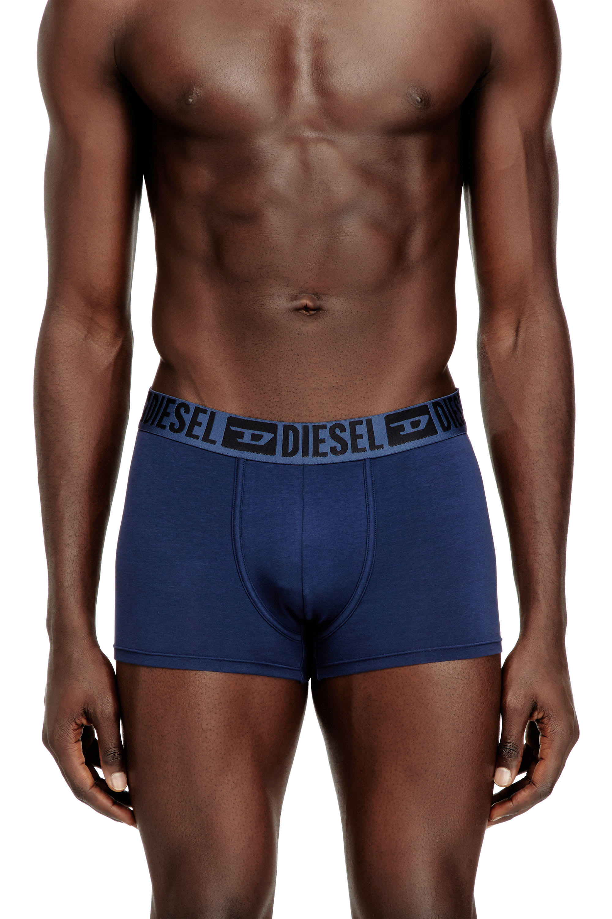 Diesel - MIKE-D-CORE-3PACK, Confezione da 3 boxer in cotone elasticizzato con fascia in vita tono su tono Uomo in ToBeDefined - 2