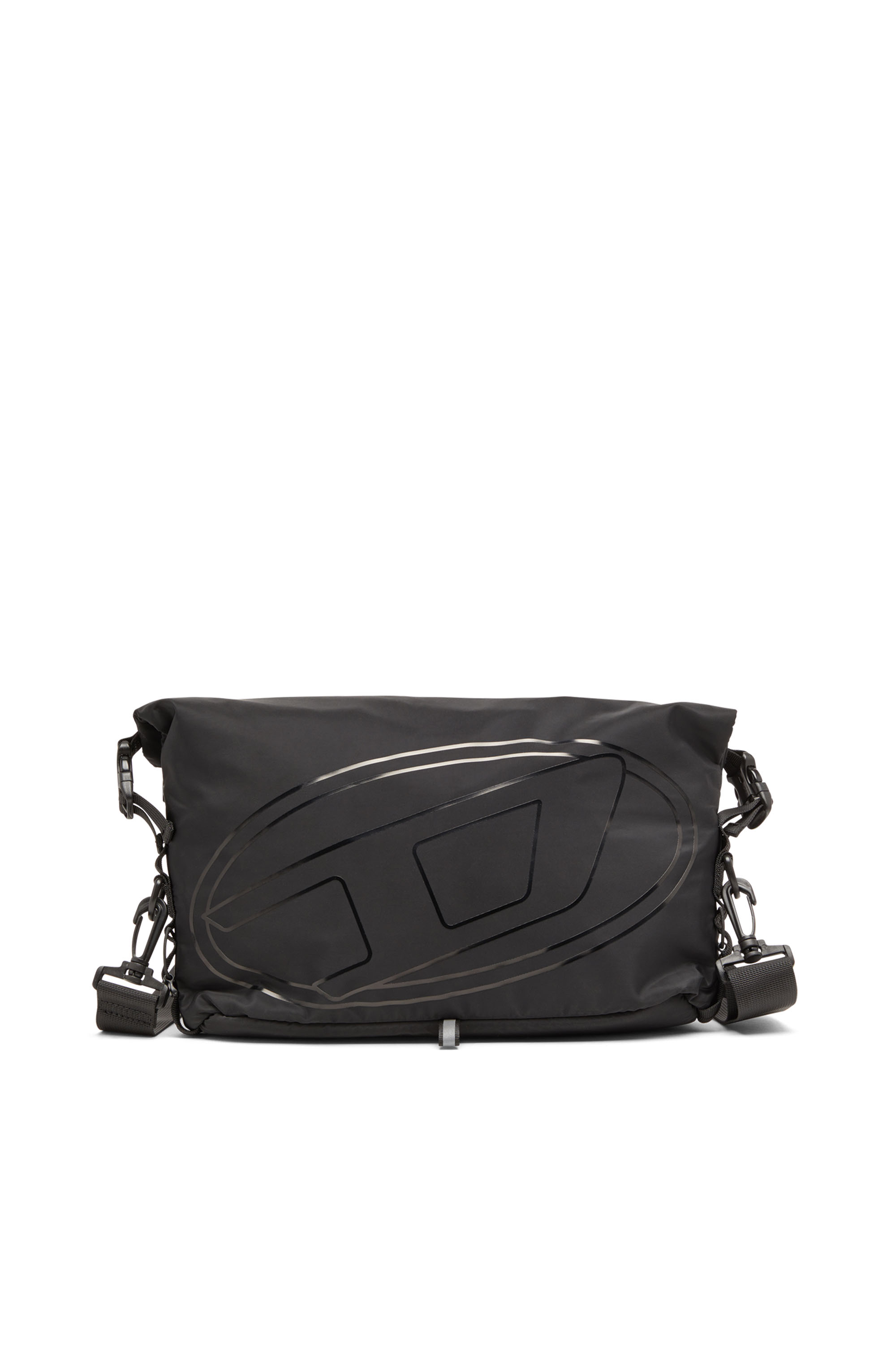 Diesel - DRAPE CROSSBODY, Drape-Crossbody in nylon con stampa Oval D Uomo in Nero - 2