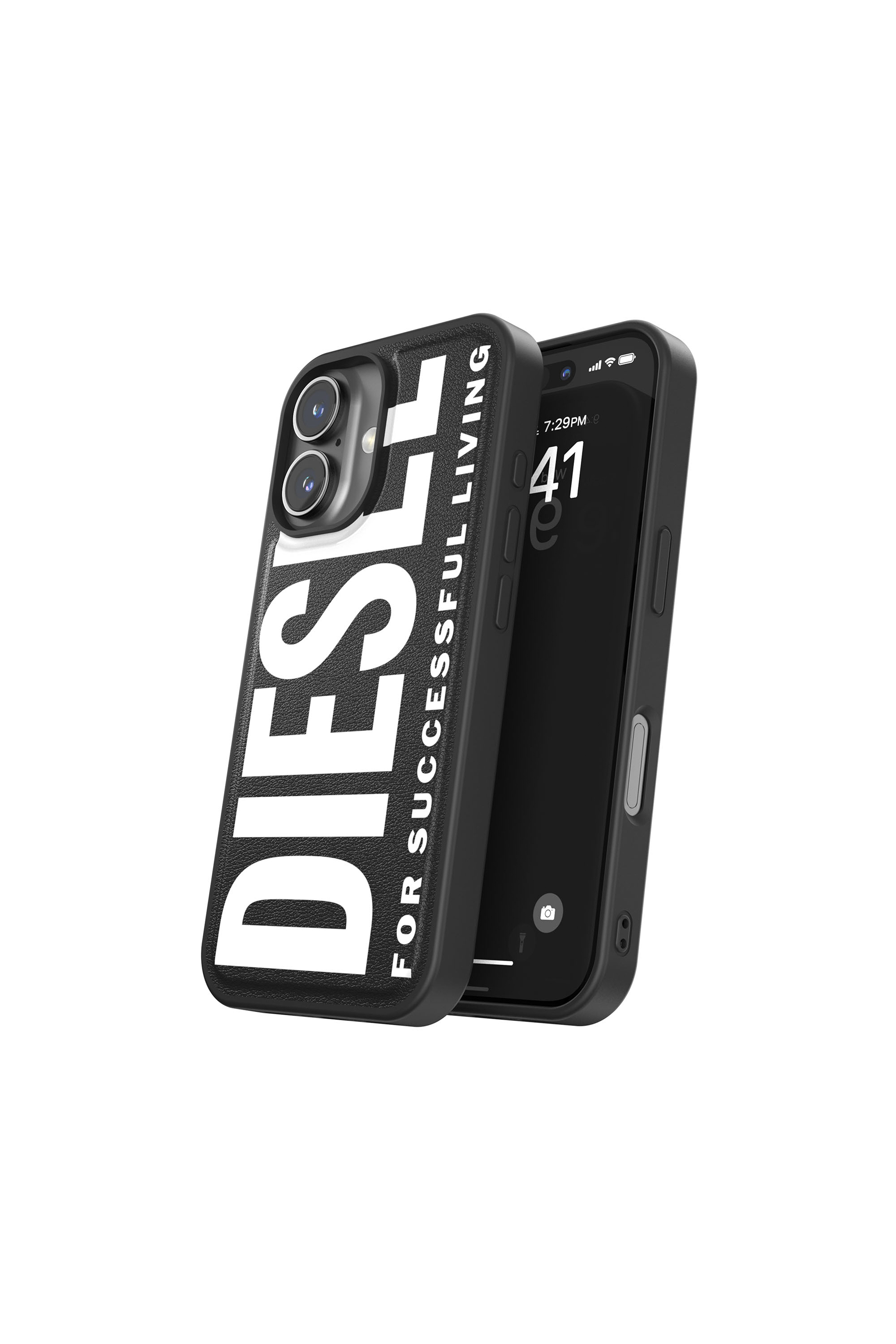 Diesel - 60127 MOULDED CASE, Cover sagomata con Magsafe per iP 16 Unisex in Nero - 2