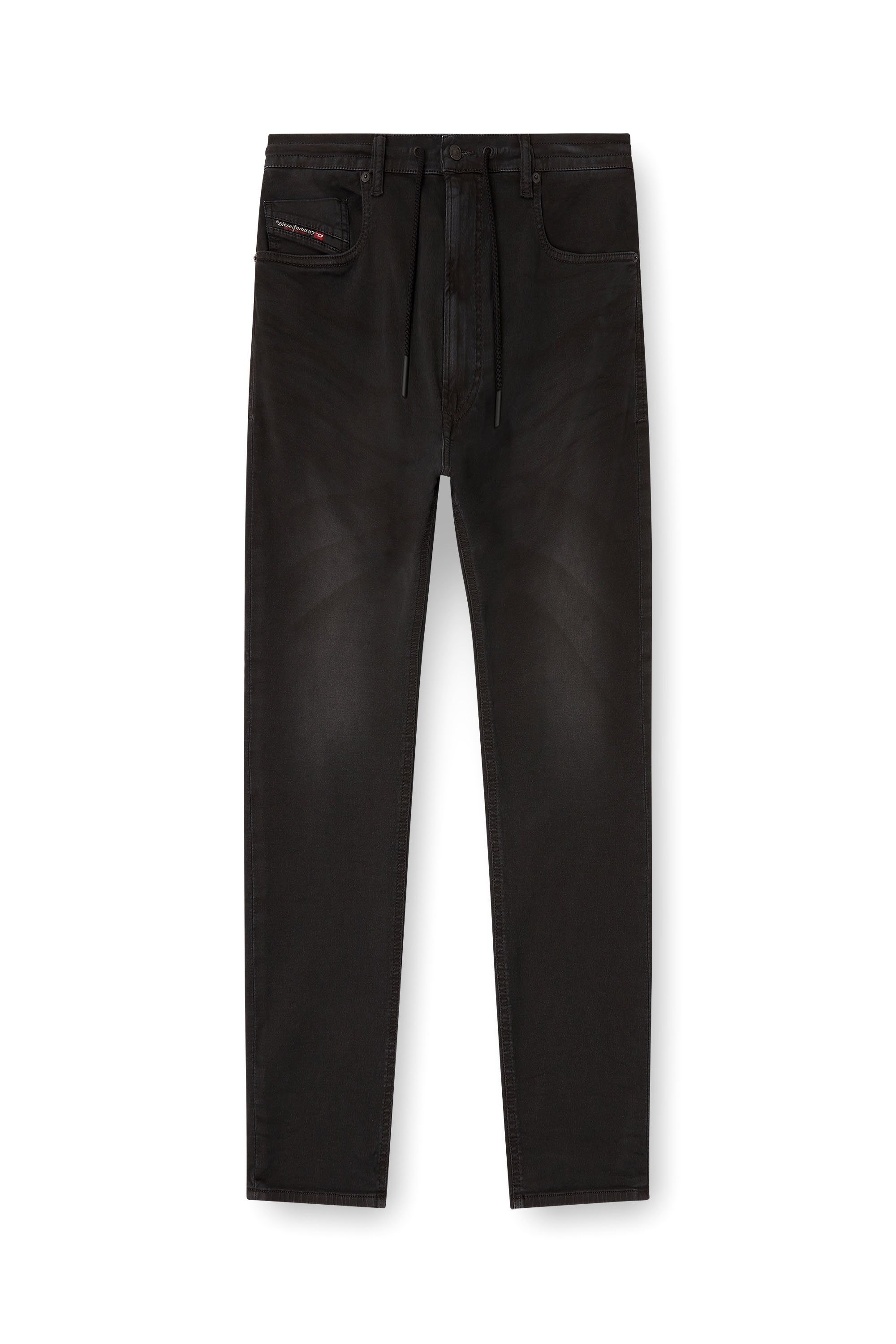 Diesel - Regular 2032 D-Krooley Joggjeans® 0670M Uomo, Nero - Image 3