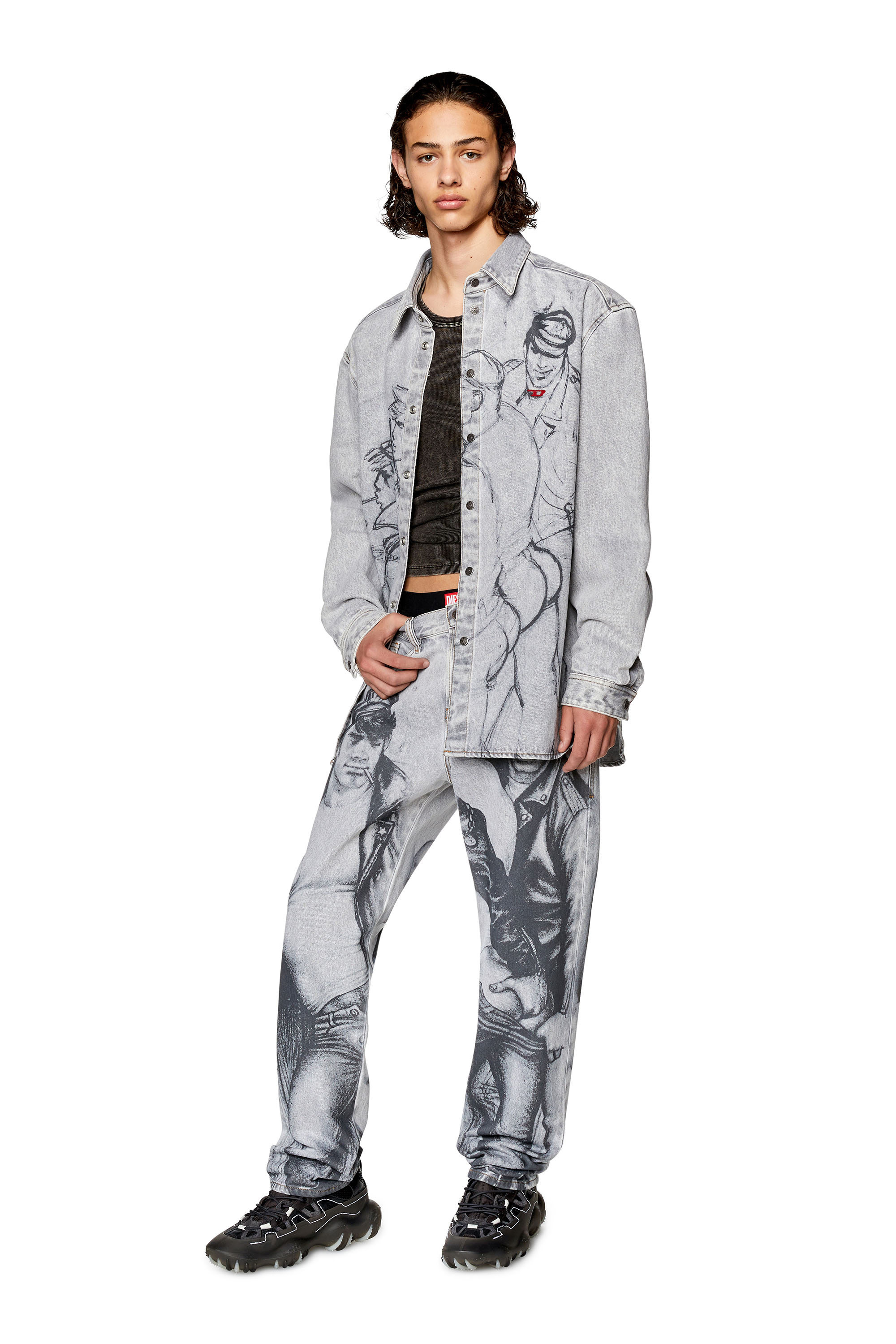 Diesel - PR-D-SIMPLY-OVER, Grigio - Image 2