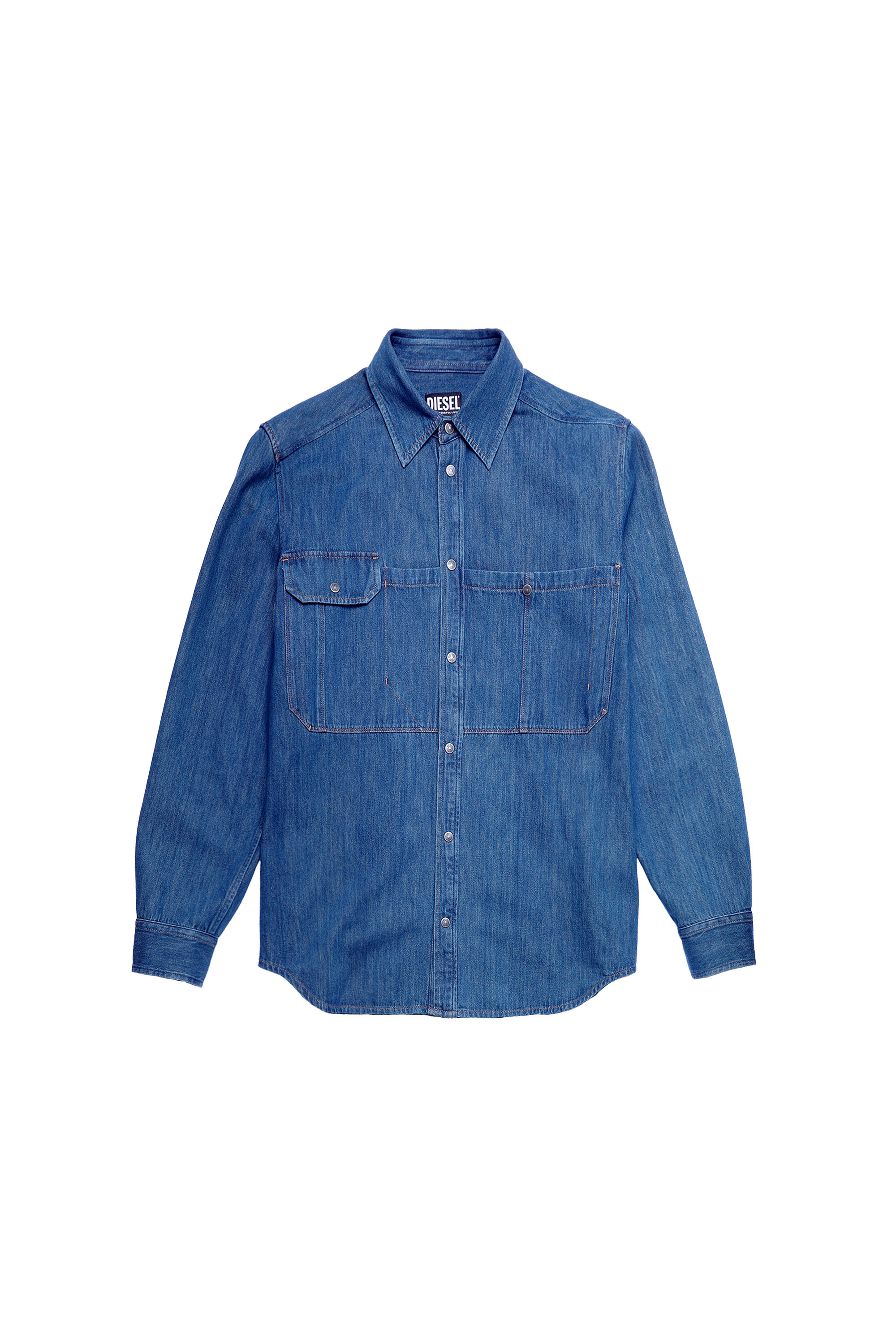 D-MILLY-SP, Blu medio - Camicie in Denim