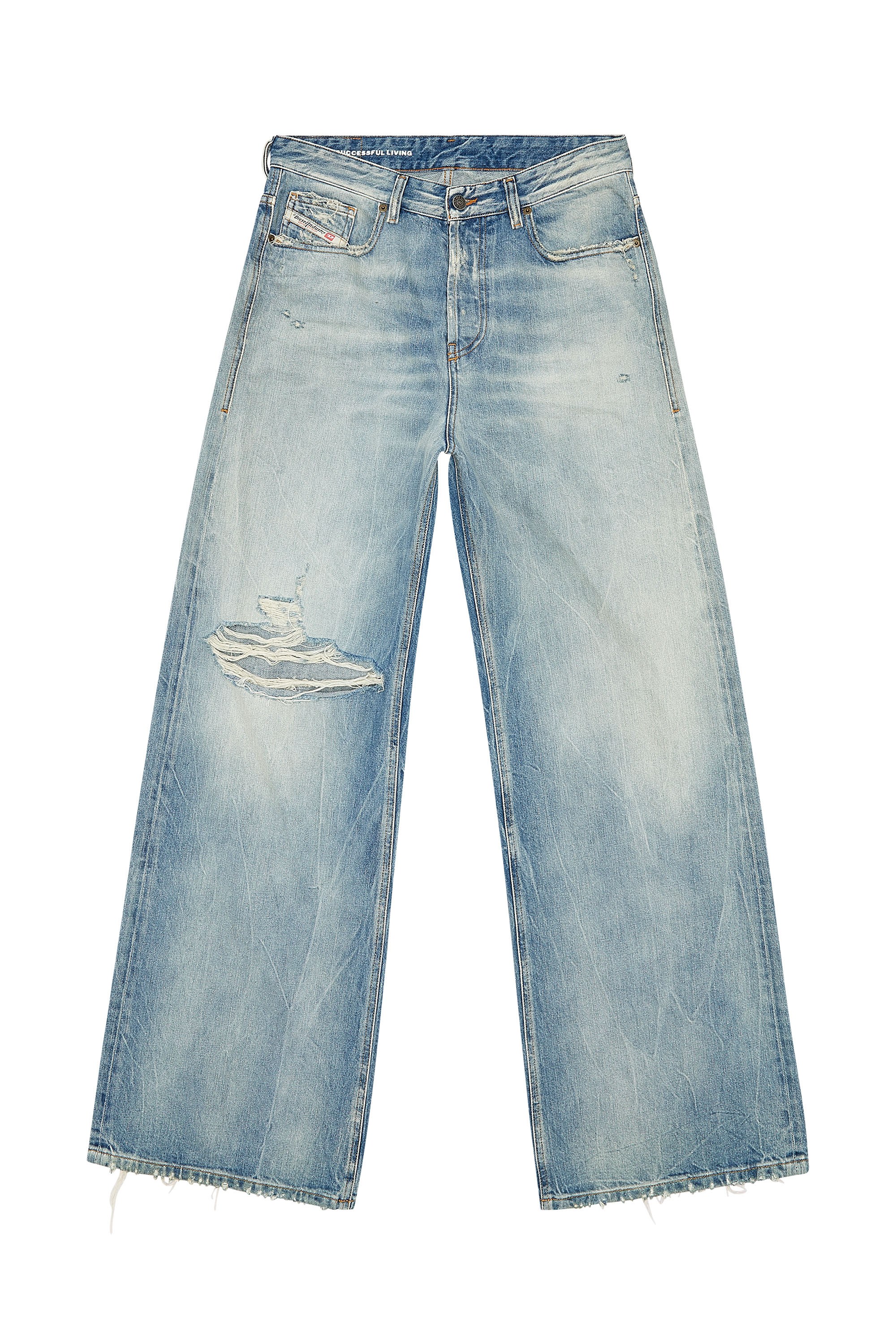 Diesel - Straight Jeans 1996 D-Sire 09H58, Blu Chiaro - Image 5