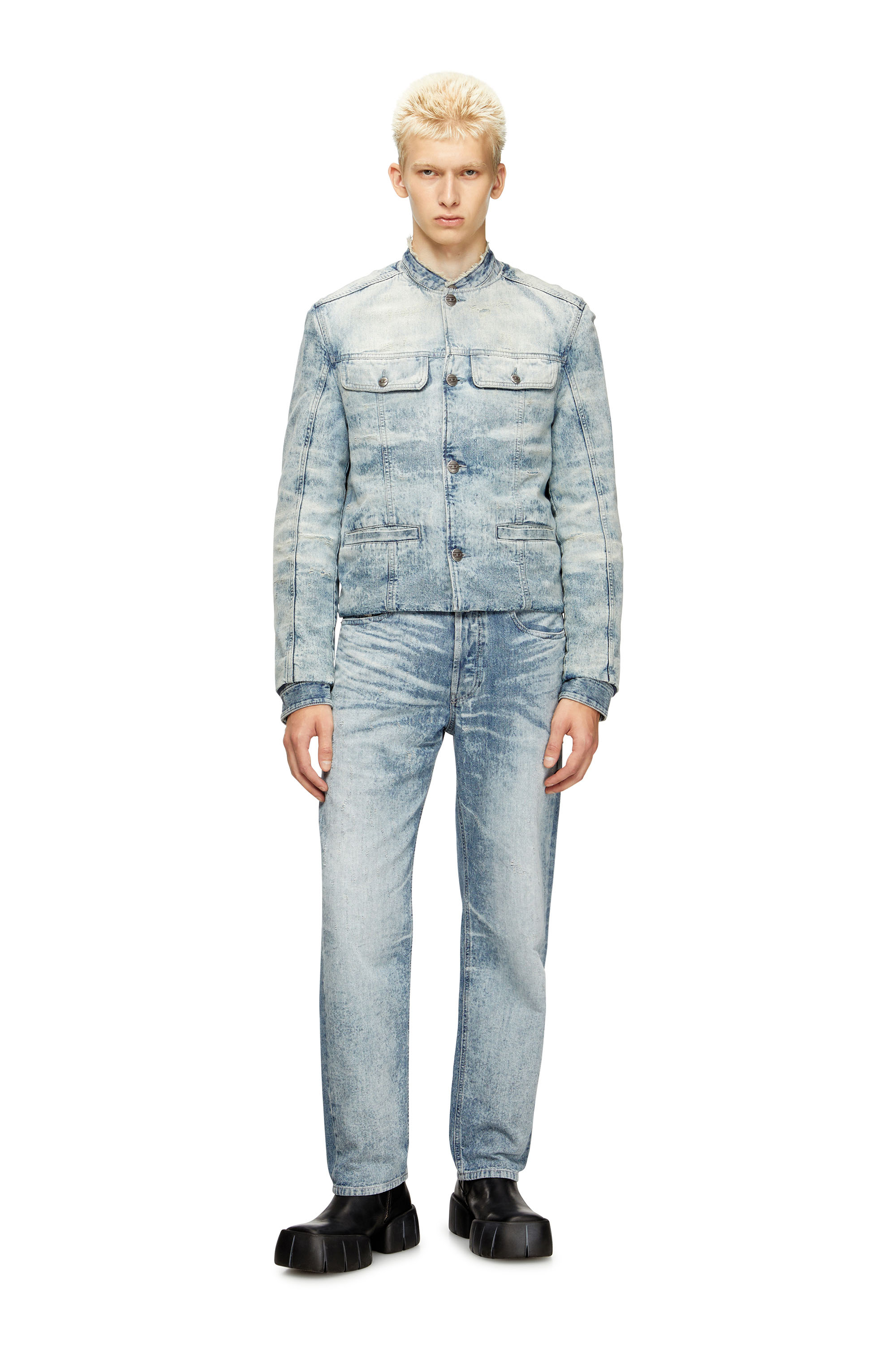 Diesel - Regular Jeans 2024 D-Macs 068TY Uomo, Blu Chiaro - Image 2