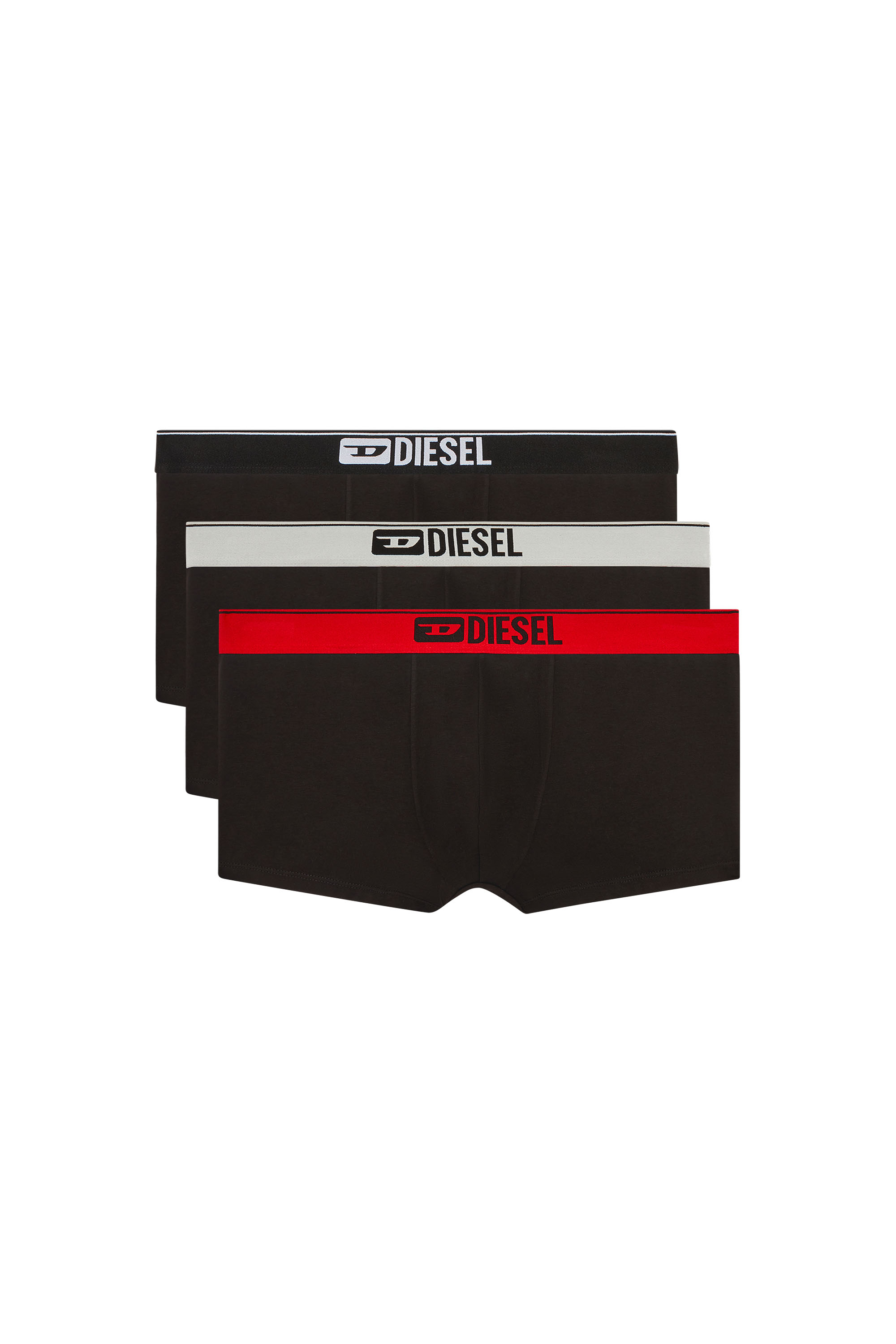 Diesel - UMBX-DAMIENTHREEPACK, Set di tre boxer tinta unita Uomo in Multicolor - 1