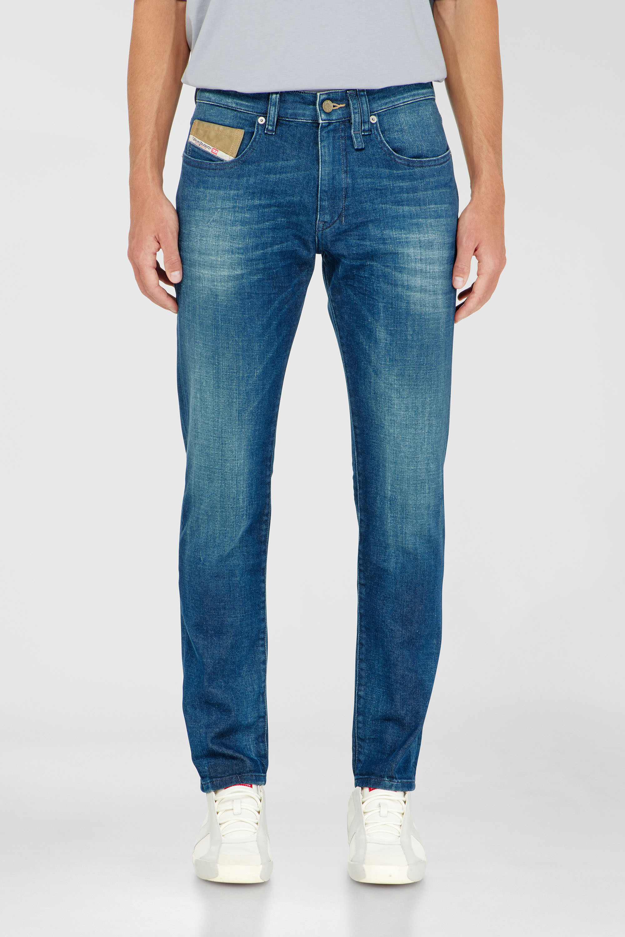 Diesel - Slim Jeans 2019 D-Strukt 0PBBZ Uomo, Blu medio - Image 1