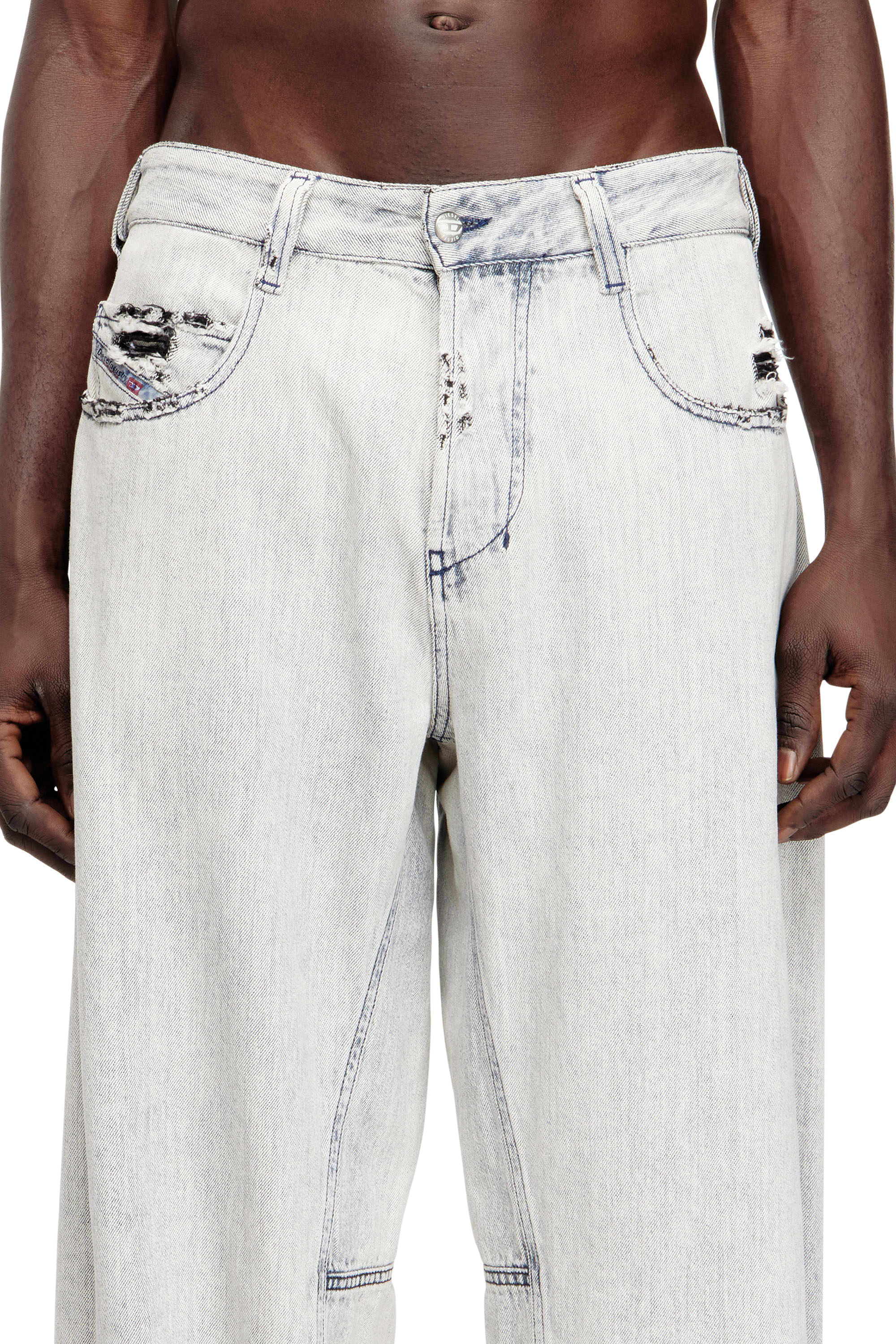 Diesel - Relaxed Jeans 1997 D-Enim-M 068UR Unisex, Blu Chiaro - Image 4